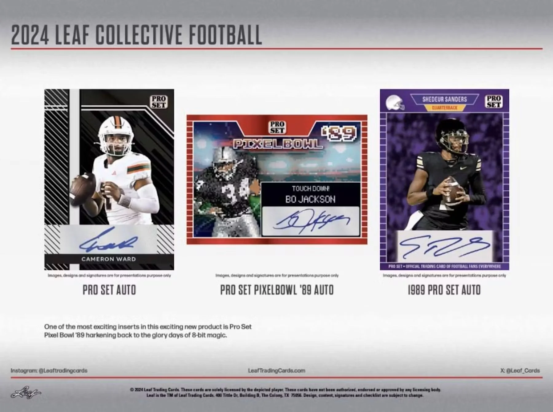 2024 Leaf Collective Football Hobby Box - Image 6