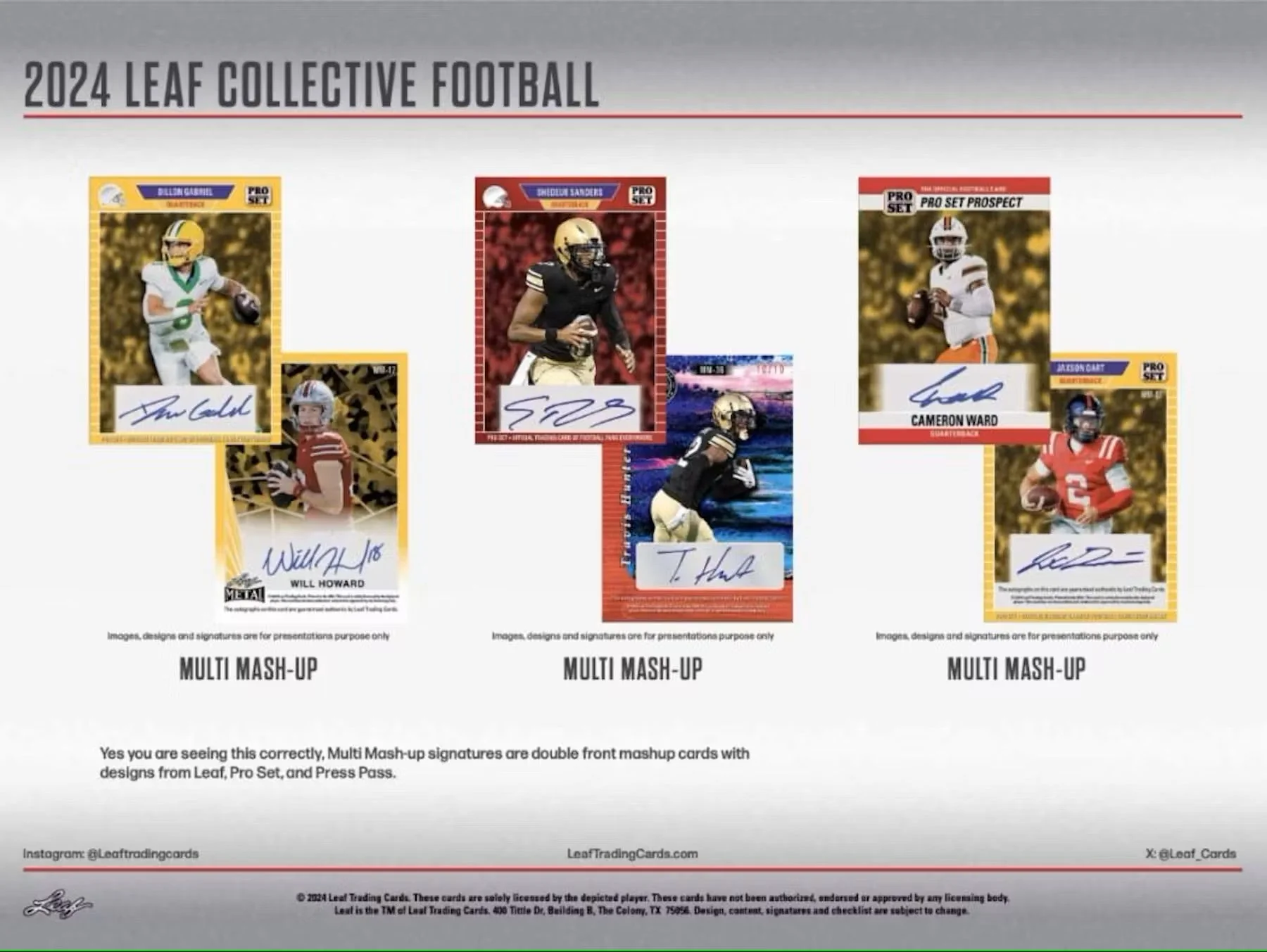 2024 Leaf Collective Football Hobby Box - Image 7