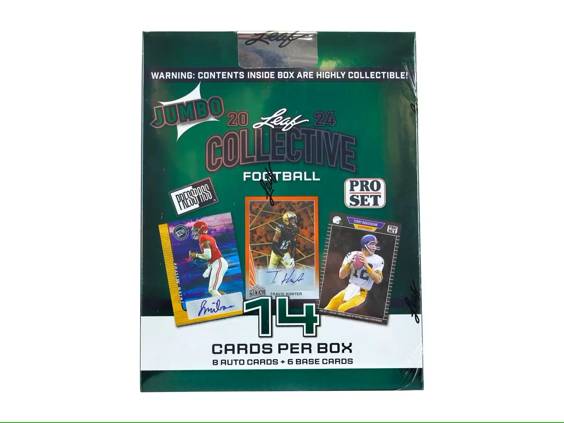 2024 Leaf Collective Football Hobby Jumbo Box