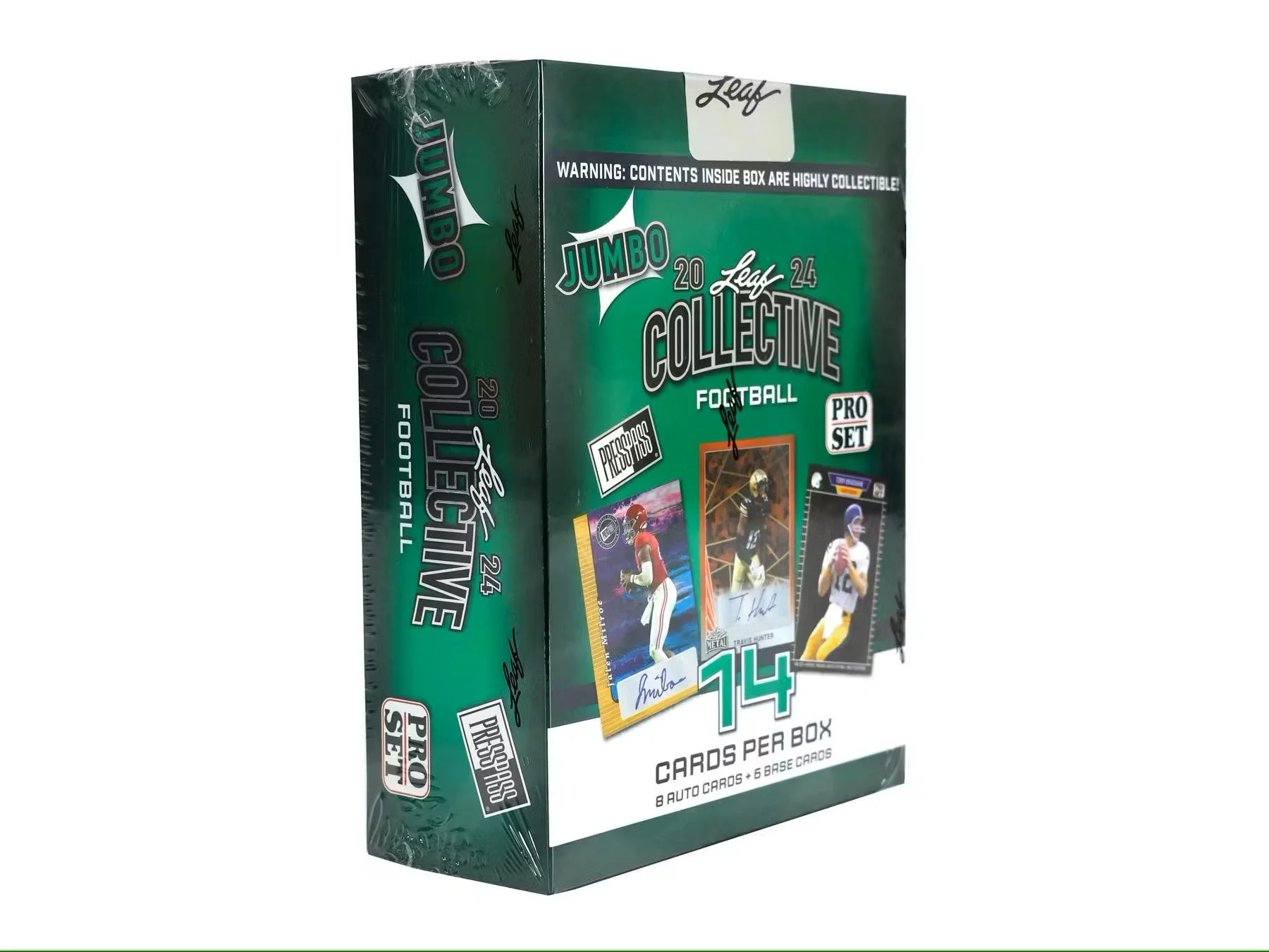2024 Leaf Collective Football Hobby Jumbo Box - Image 2