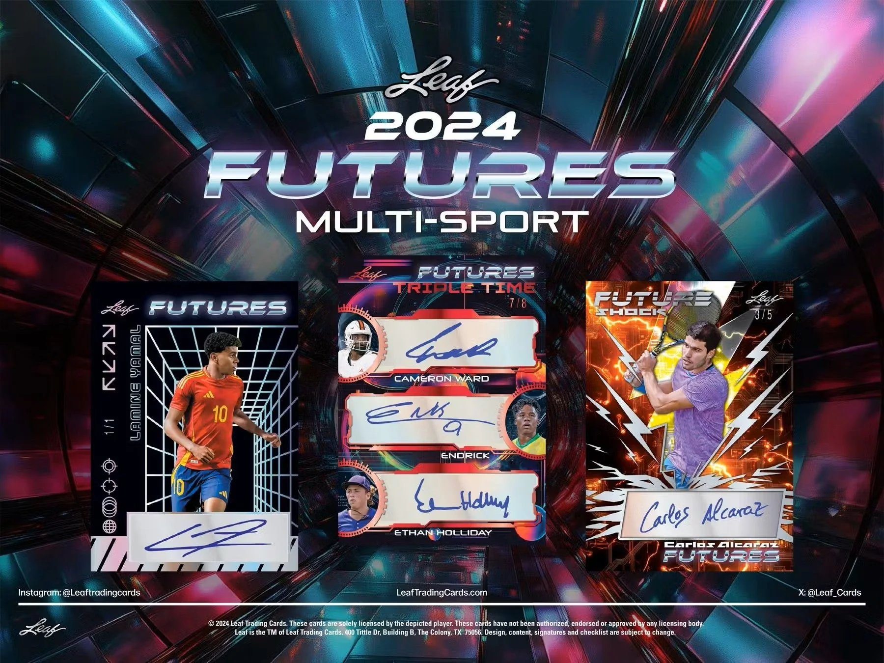 2024 Leaf Futures Multisport Hobby Box - Image 3