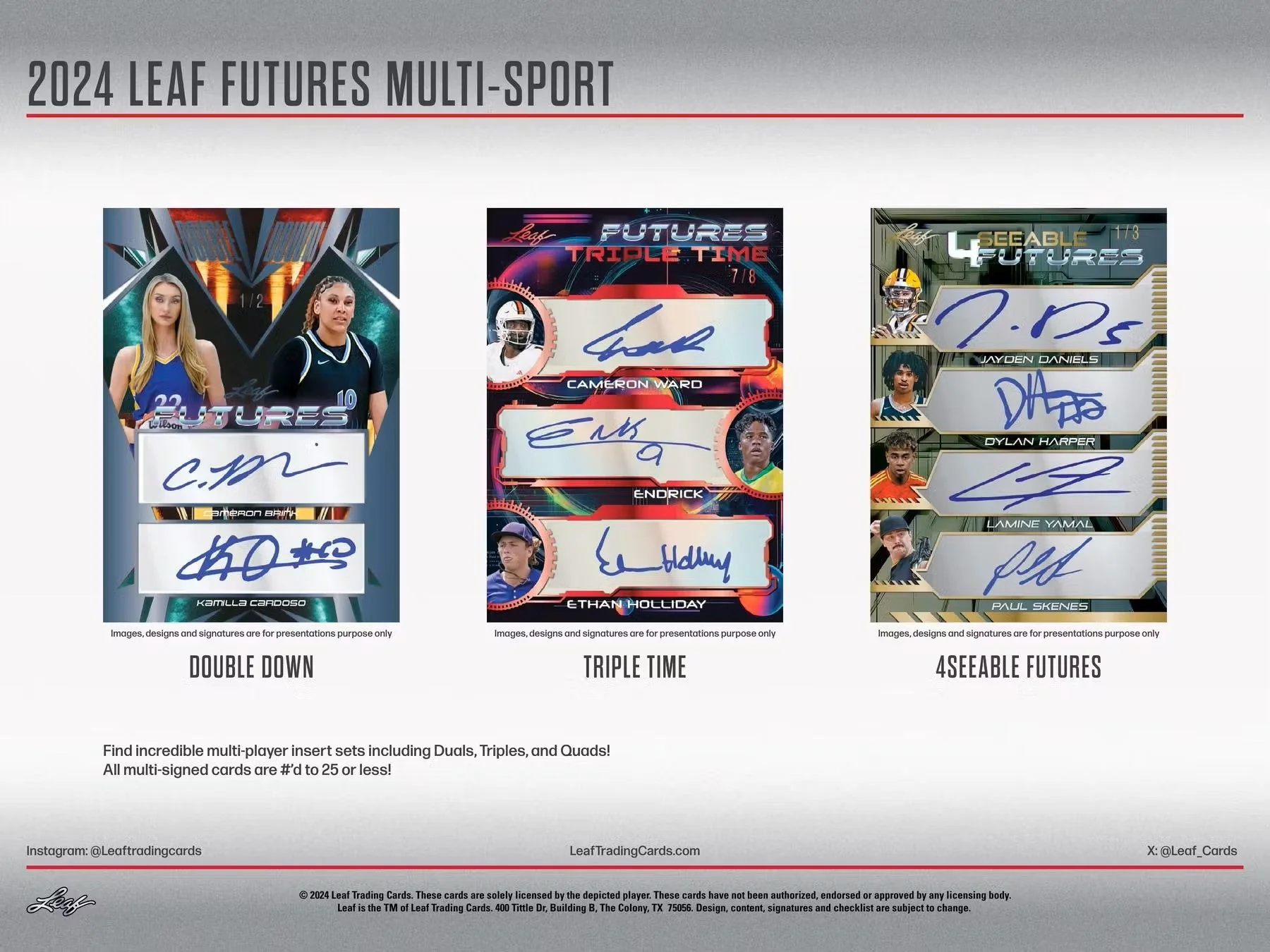 2024 Leaf Futures Multisport Hobby Box - Image 6