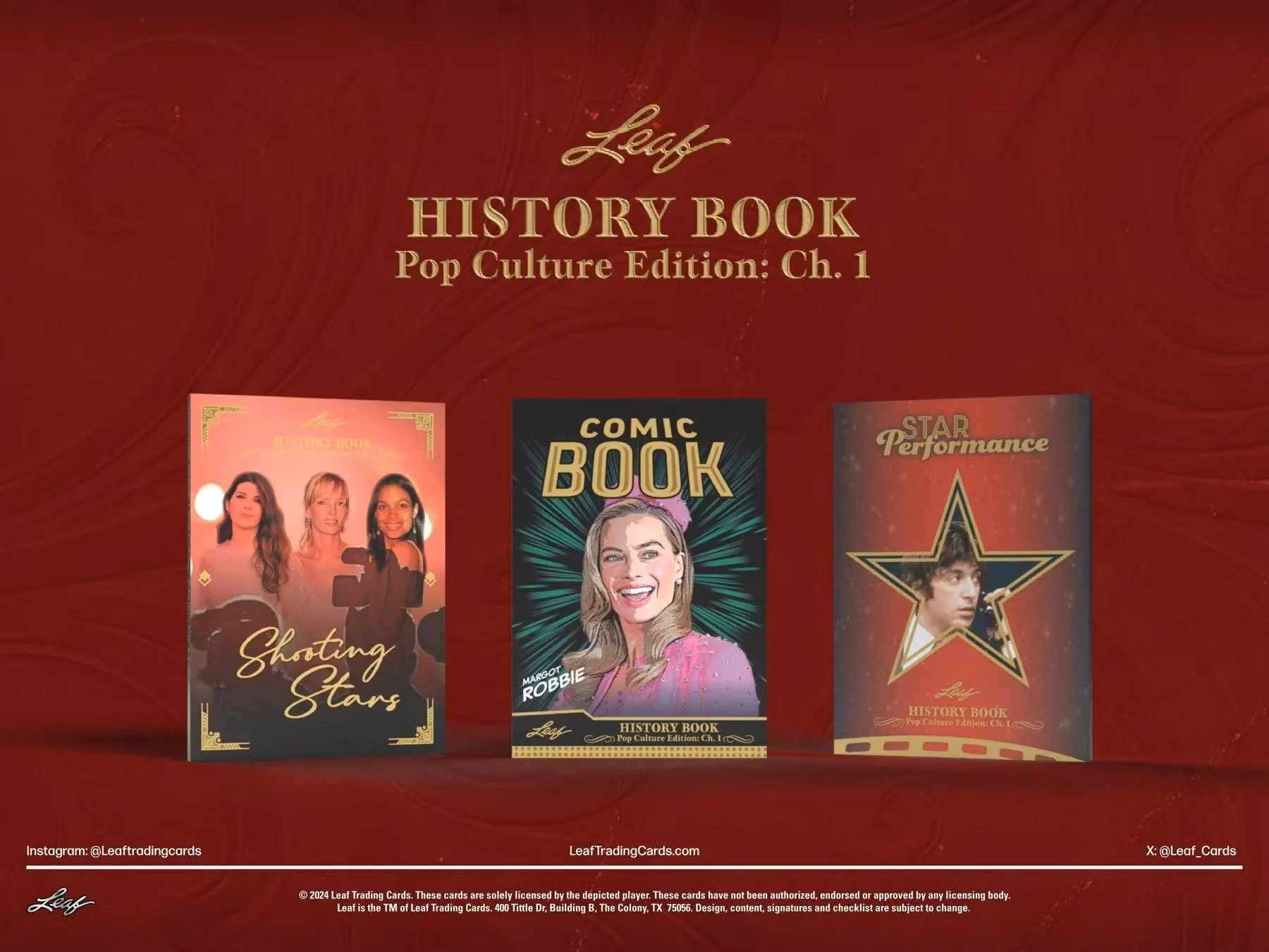 2024 Leaf History Book Pop Culture Edition Chapter 1 Hobby Box - Image 3