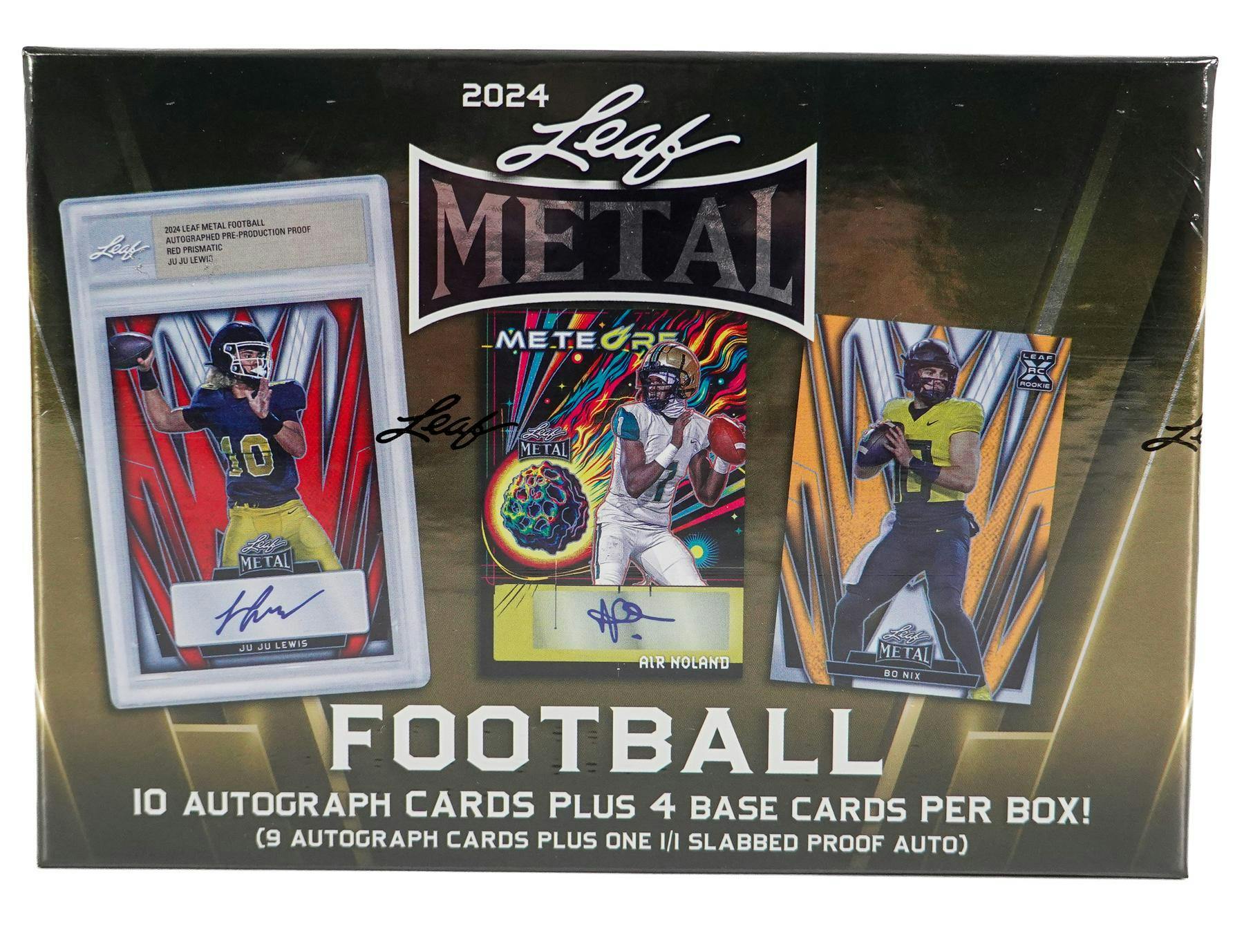 2024 Leaf Metal Football Jumbo Box