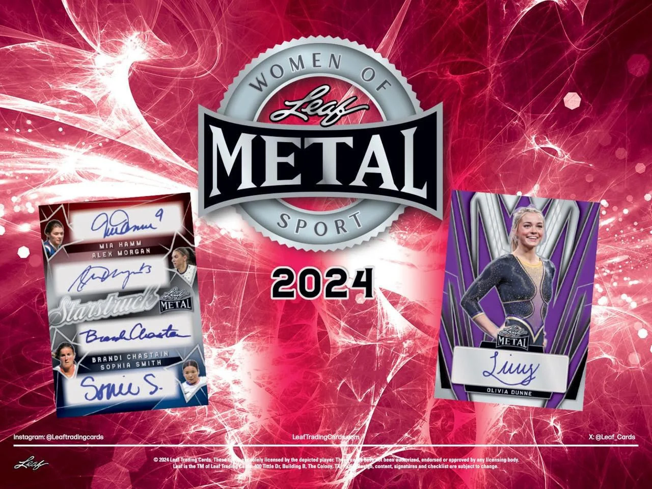 2024 Leaf Metal Women of Sport Box
