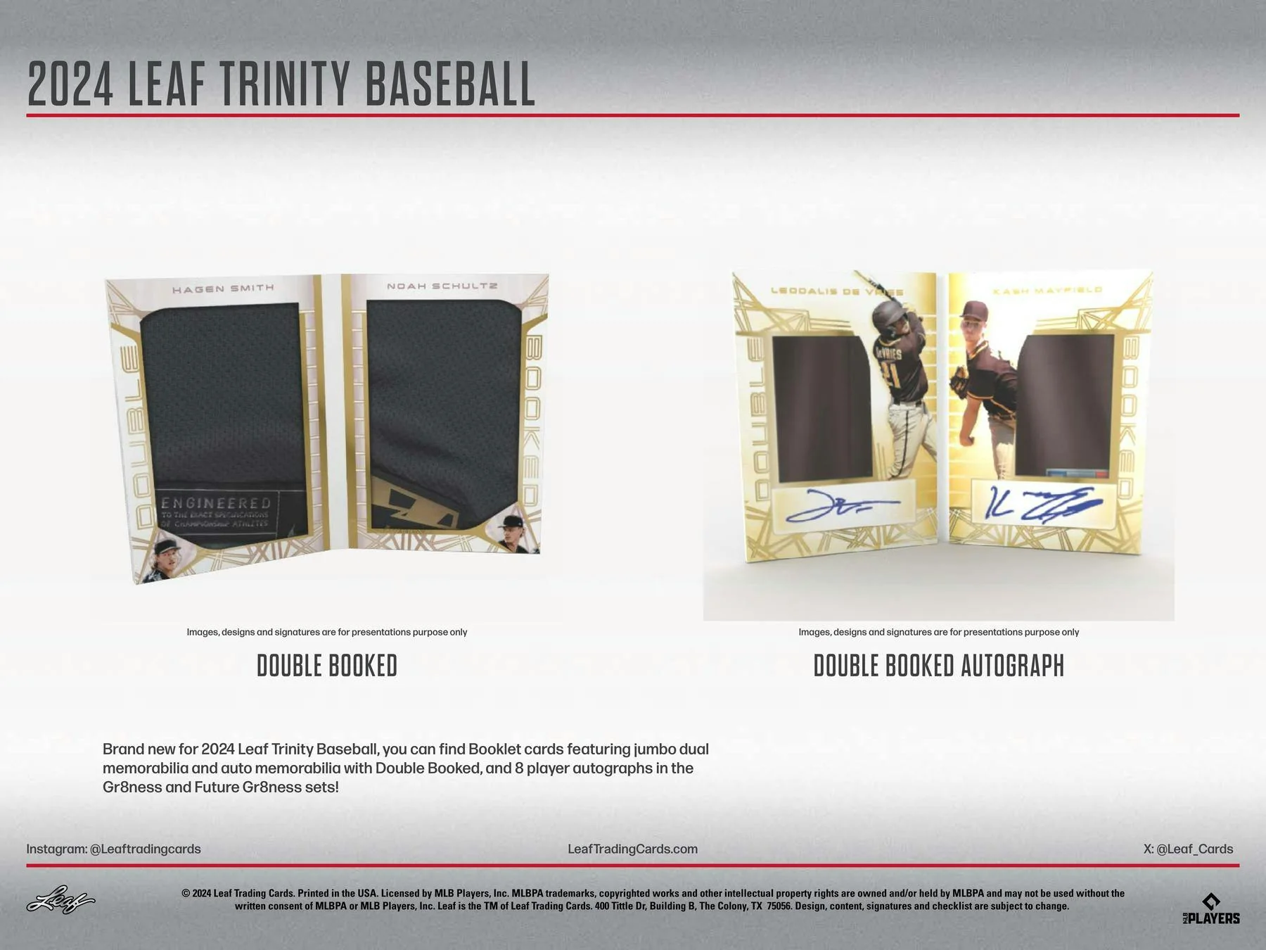 2024 Leaf Trinity Baseball Hobby Box | Columbia Sports Cards - Image 6
