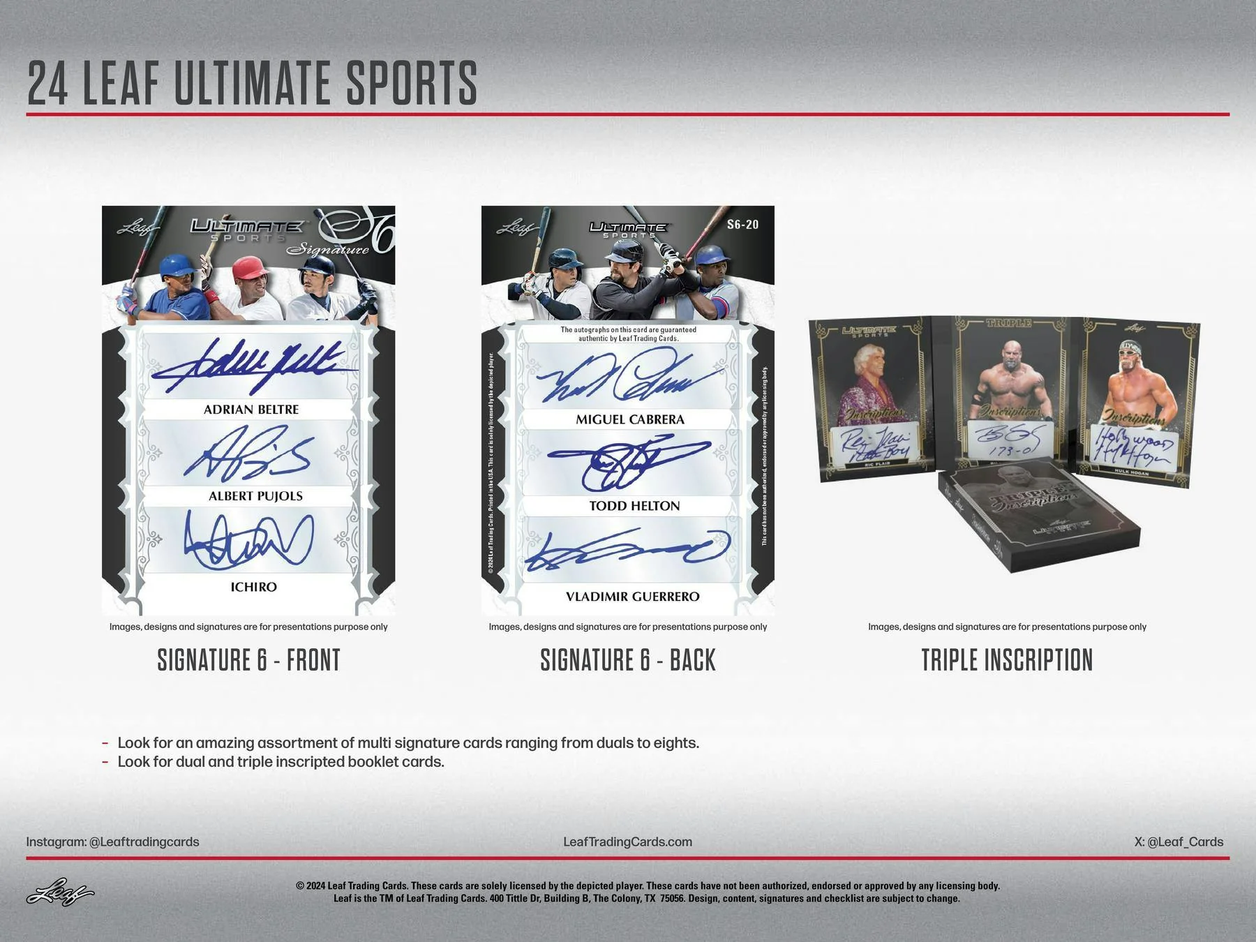 2024 Leaf Ultimate Sports Hobby Box - Image 4