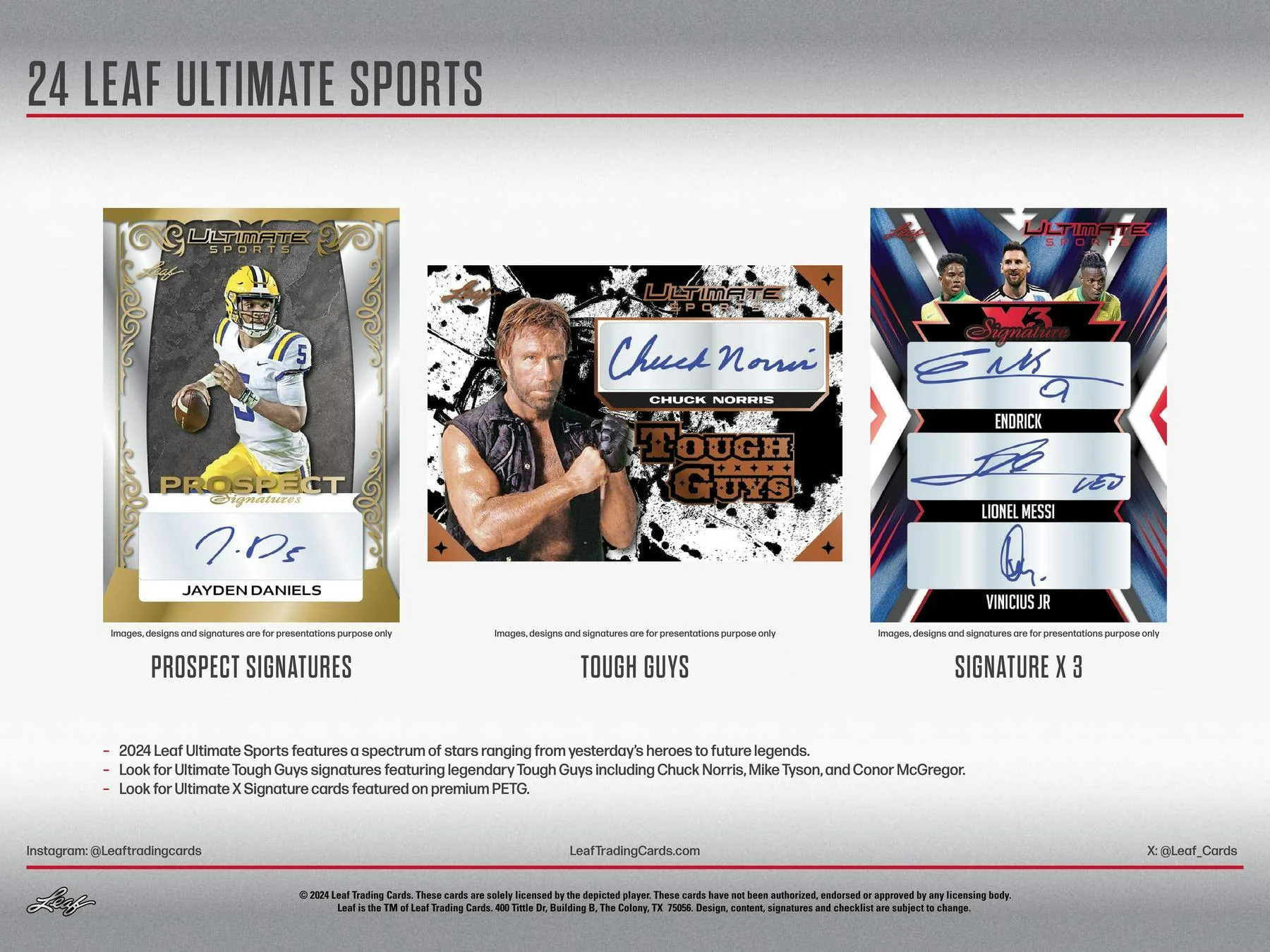 2024 Leaf Ultimate Sports Hobby Box - Image 7