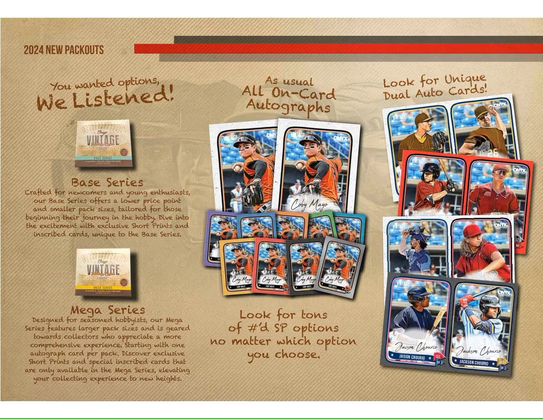 2024 Onyx Vintage Mega Series Baseball Hobby Box - Image 5