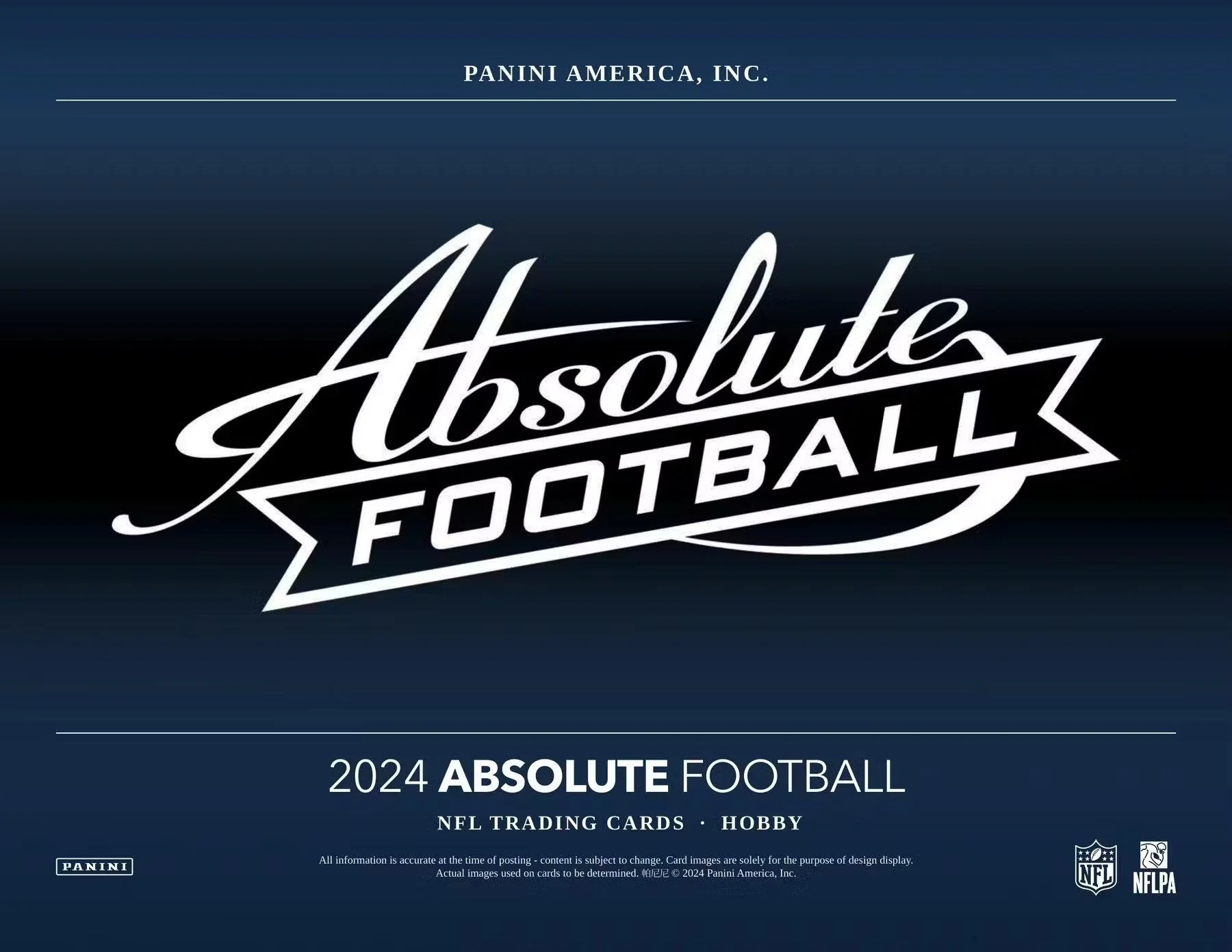 2024 Panini Absolute Football Hobby Box - Image 2