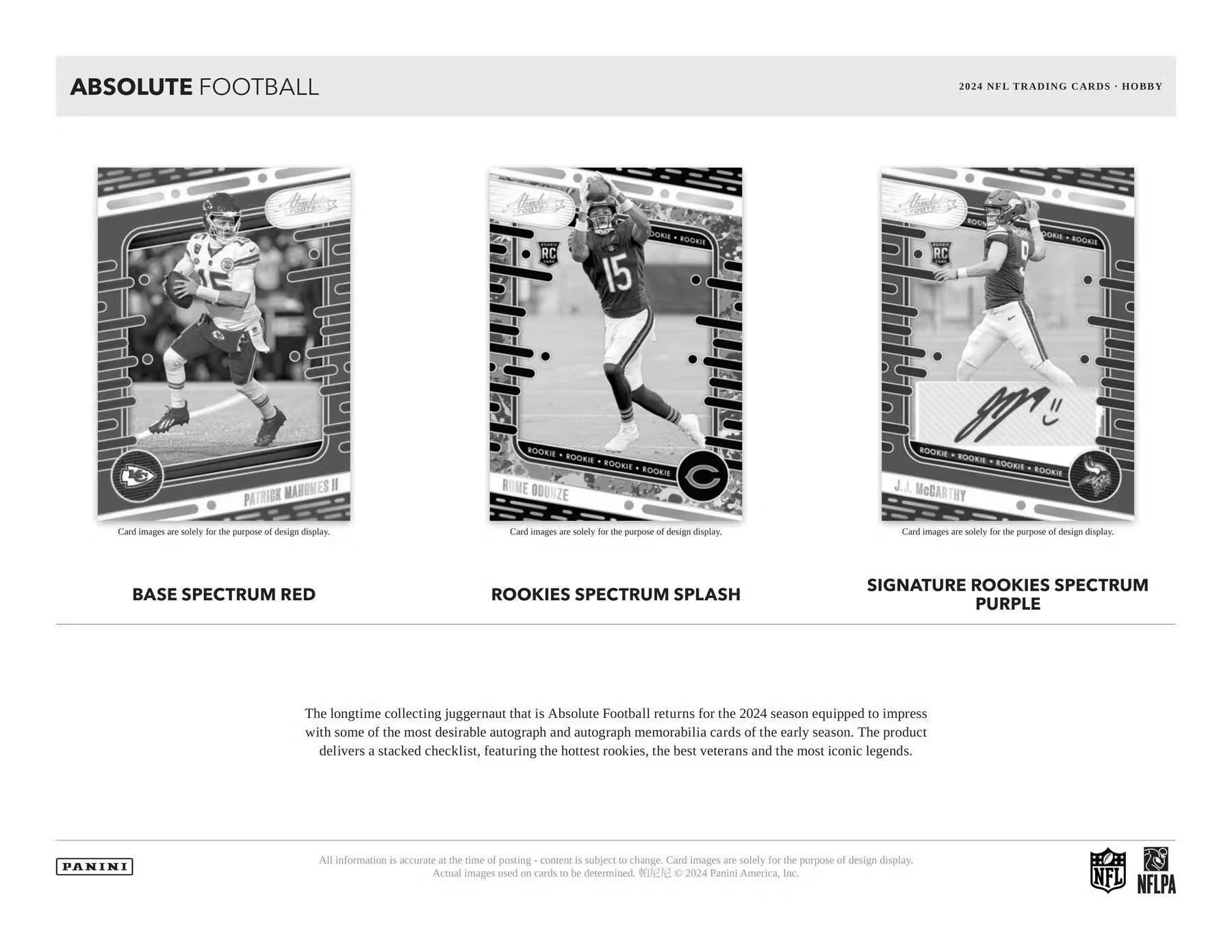 2024 Panini Absolute Football Hobby Box - Image 3