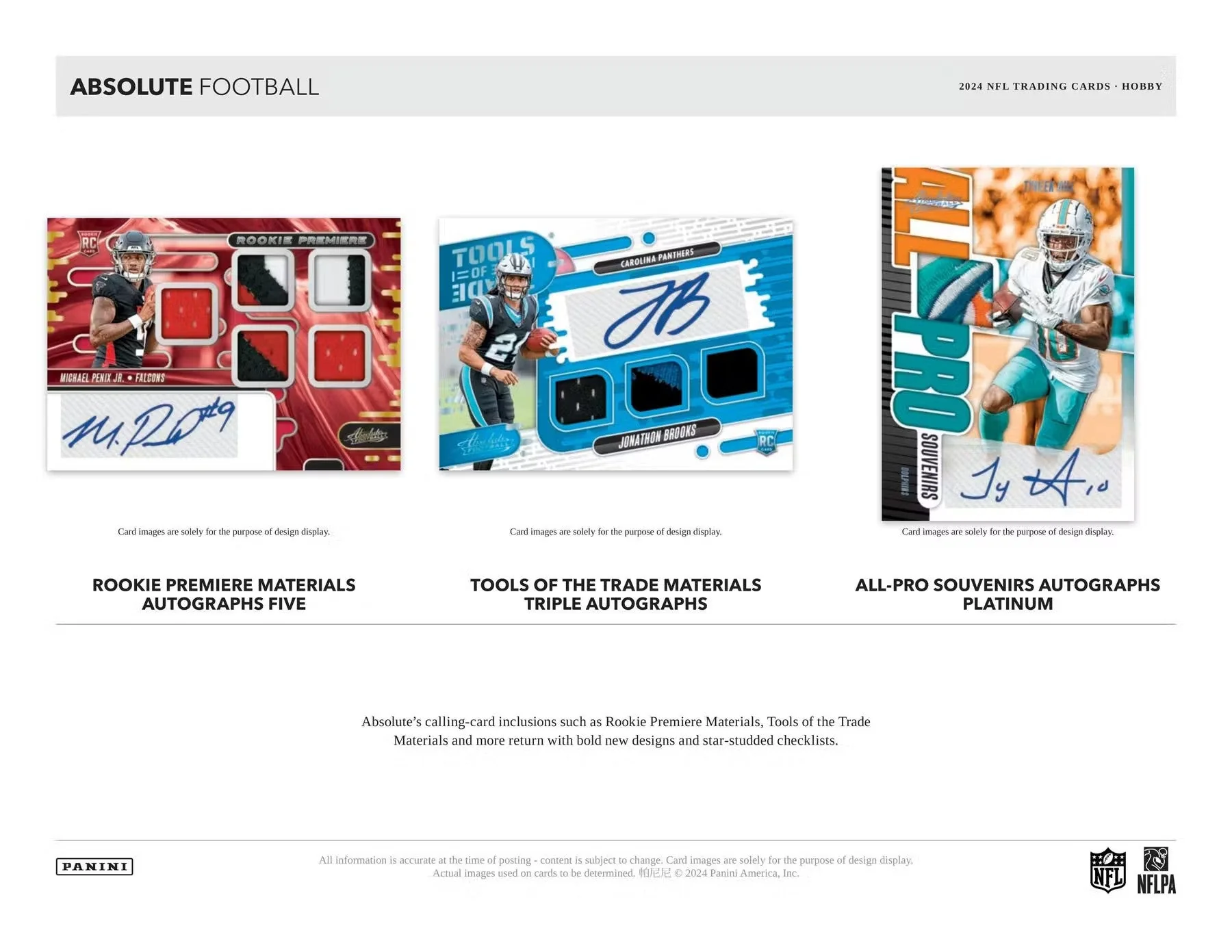 2024 Panini Absolute Football Hobby Box - Image 4