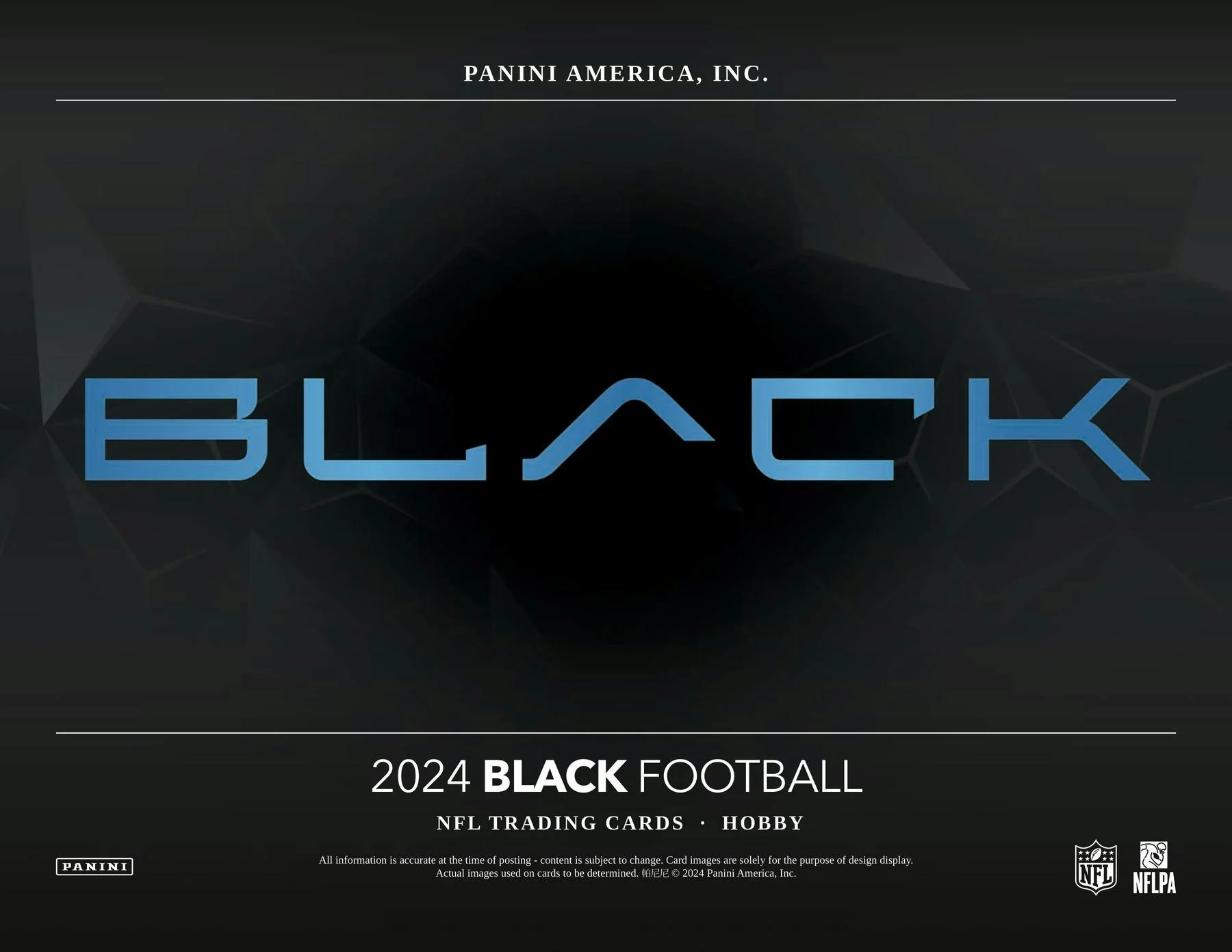 2024 Panini Black Football Hobby Box | Columbia Sports Cards & More - Image 3