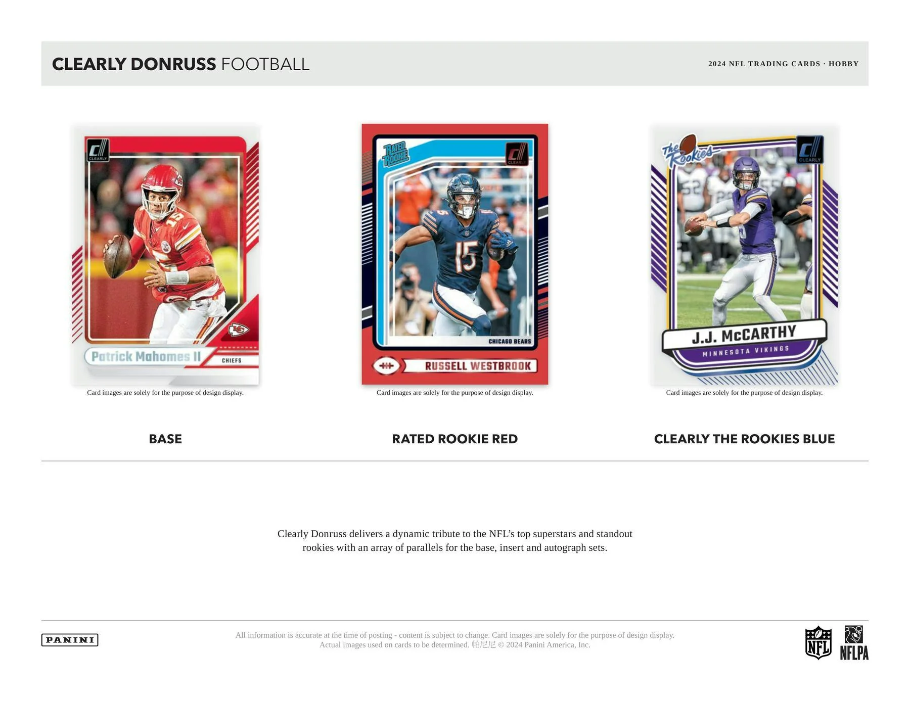 2024 Clearly Donruss Football Hobby Box | Columbia Sports Cards & More - Image 4