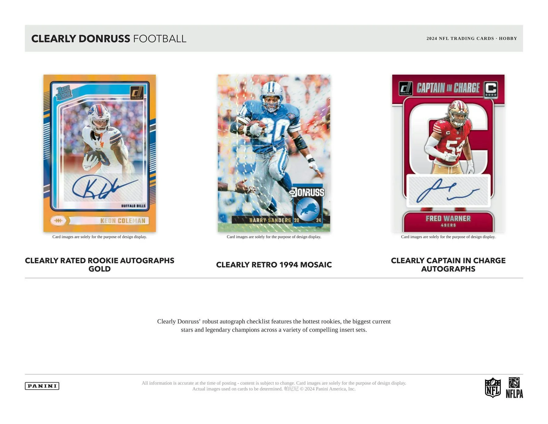 2024 Clearly Donruss Football Hobby Box | Columbia Sports Cards & More - Image 5