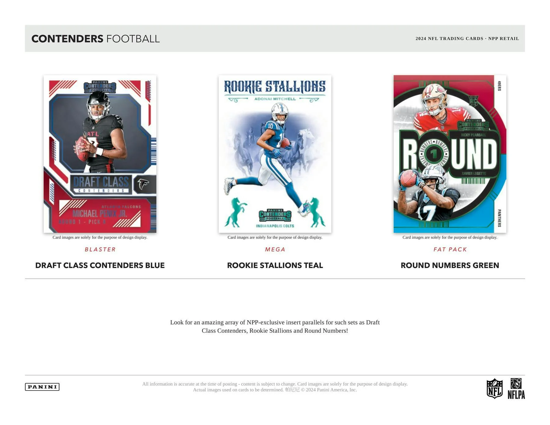 2024 Panini Contenders Football Retail 24-Pack Box | Columbia Sports Cards & More - Image 5