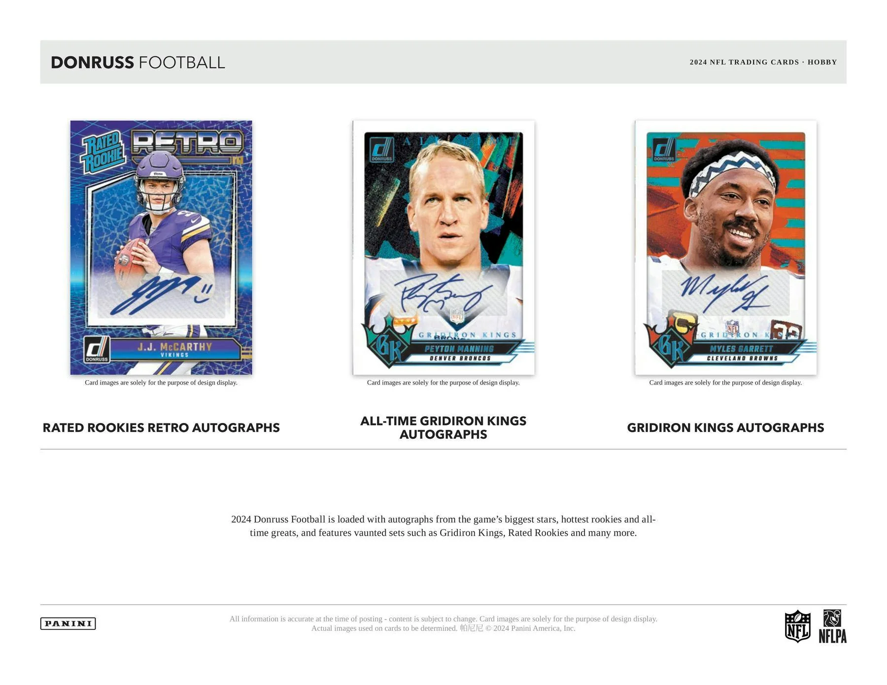 2024 Panini Donruss Football Hobby Box - Image 5