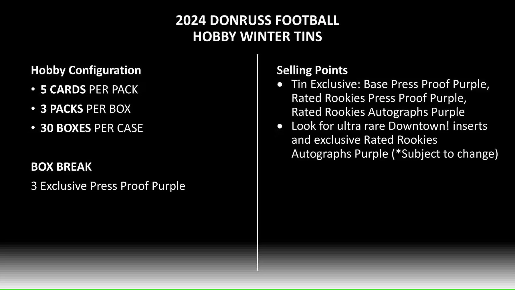 2024 Panini Donruss Football Winter Holiday Tin - Image 4
