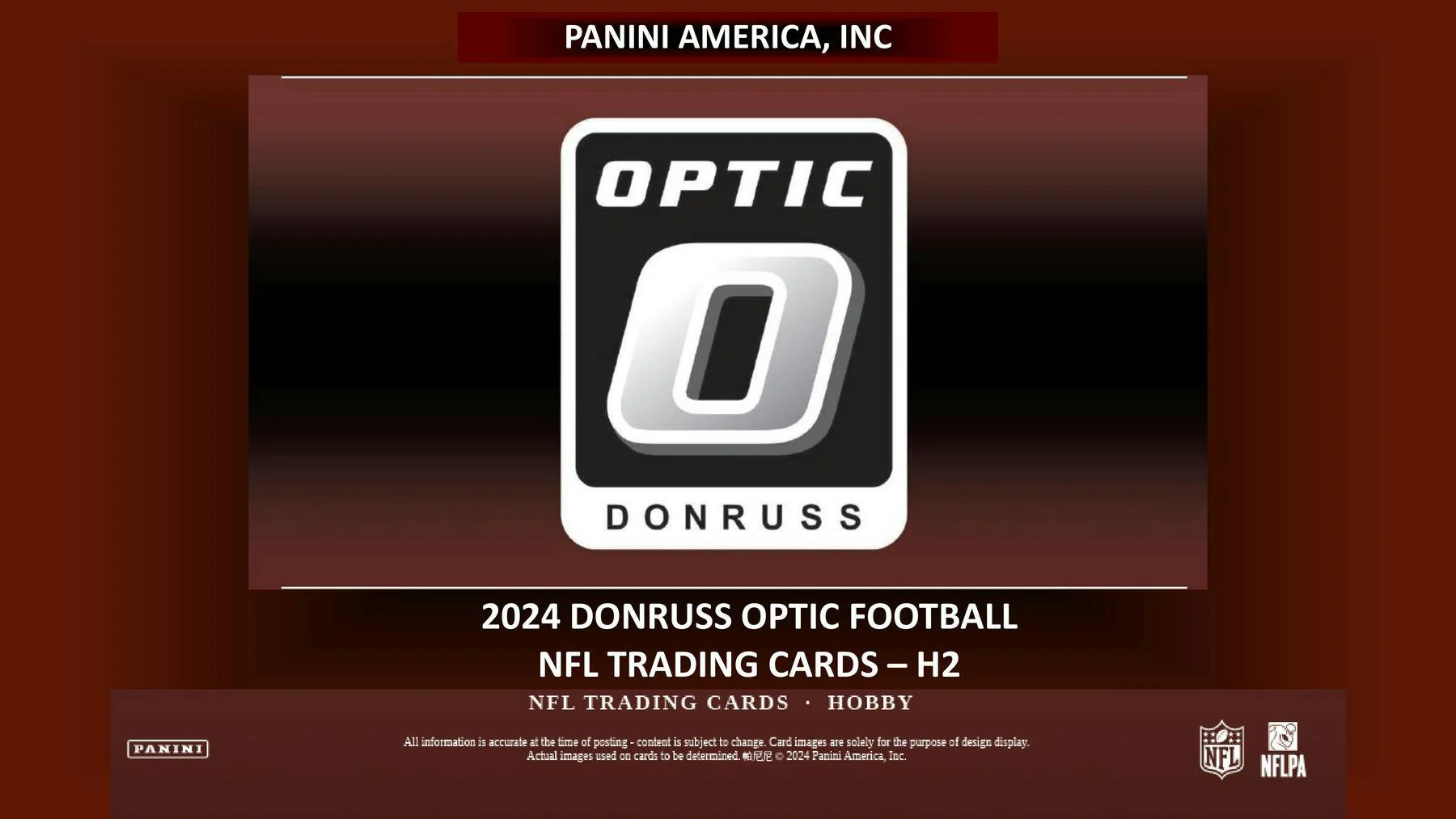 2024 Panini Donruss Optic Football H2 Box - Image 3