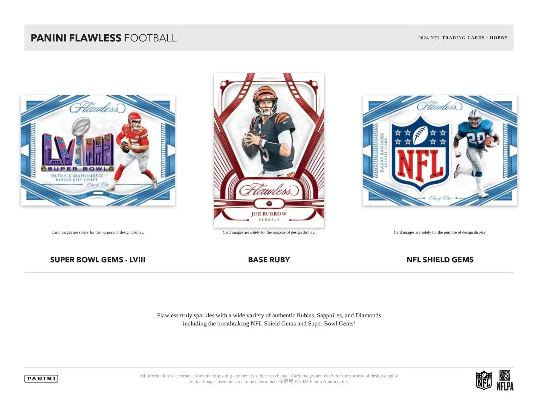2024 Panini Flawless Football Hobby 2-Box Case - Image 8