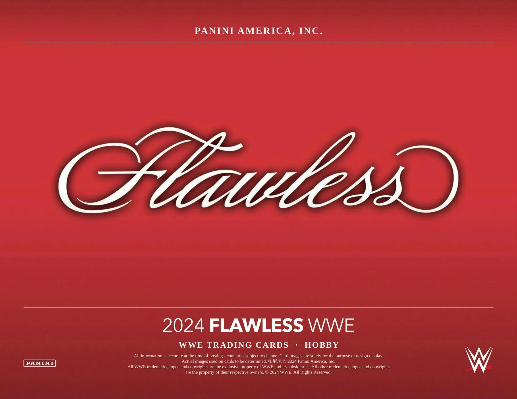 2024 Panini Flawless WWE Wrestling Hobby Box - Image 3