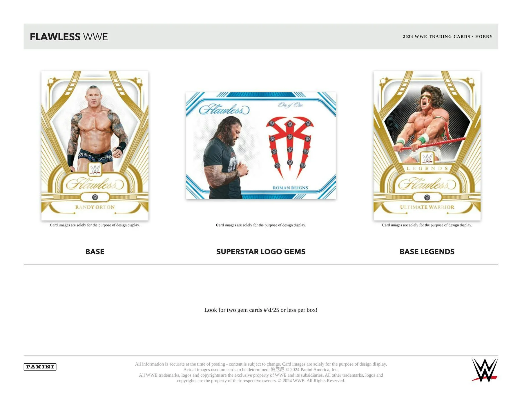 2024 Panini Flawless WWE Wrestling Hobby Box - Image 4