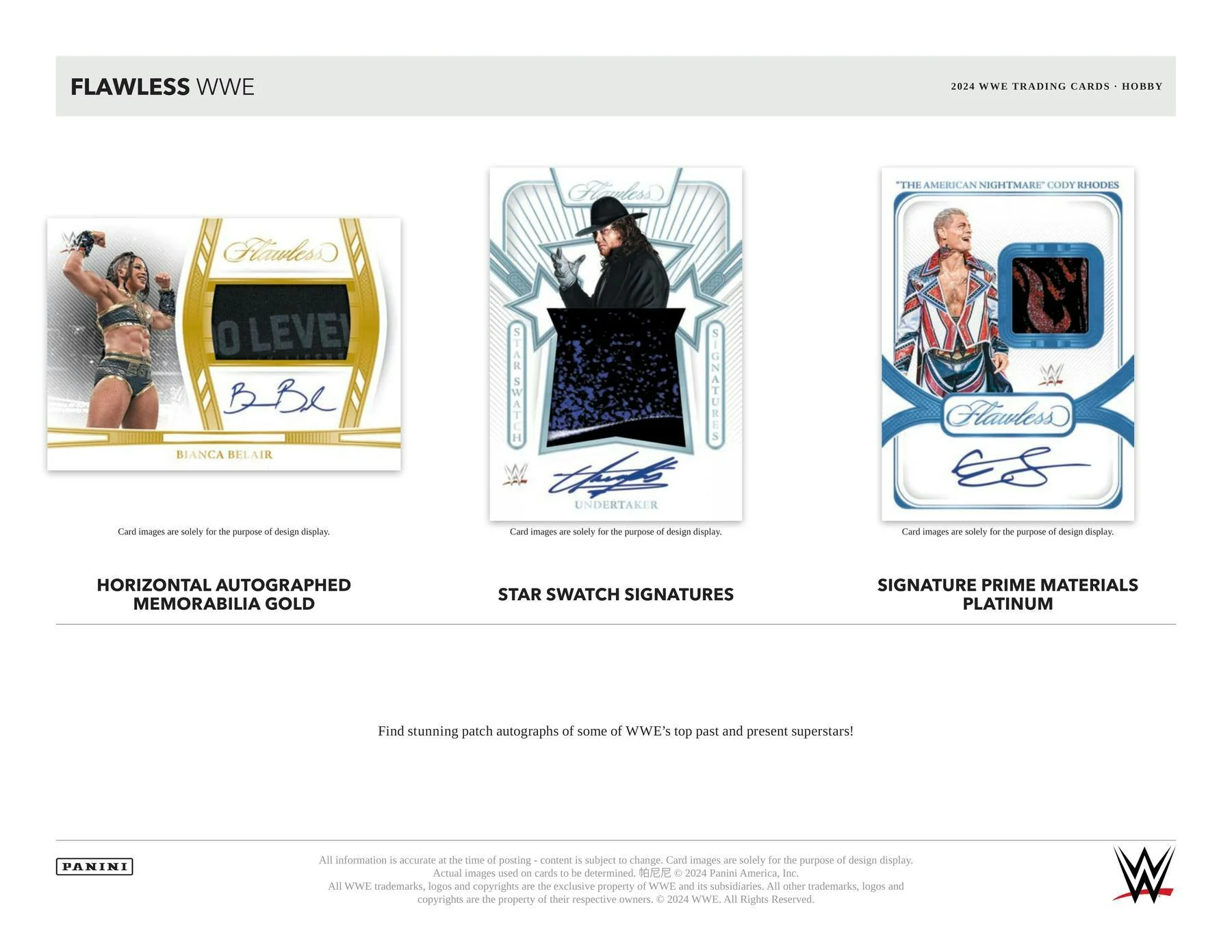 2024 Panini Flawless WWE Wrestling Hobby Box - Image 5