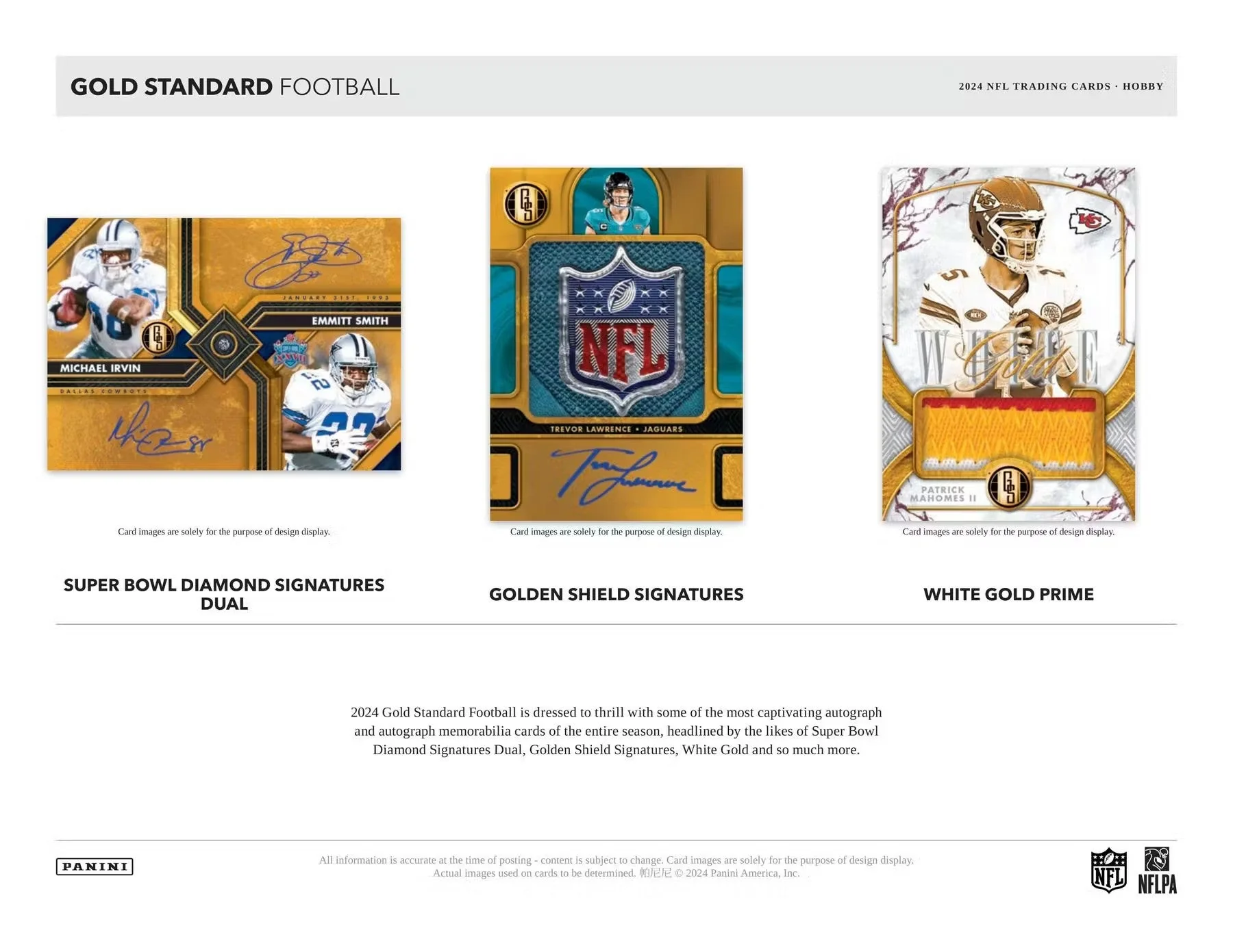 2024 Panini Gold Standard Football Hobby Box - Image 5