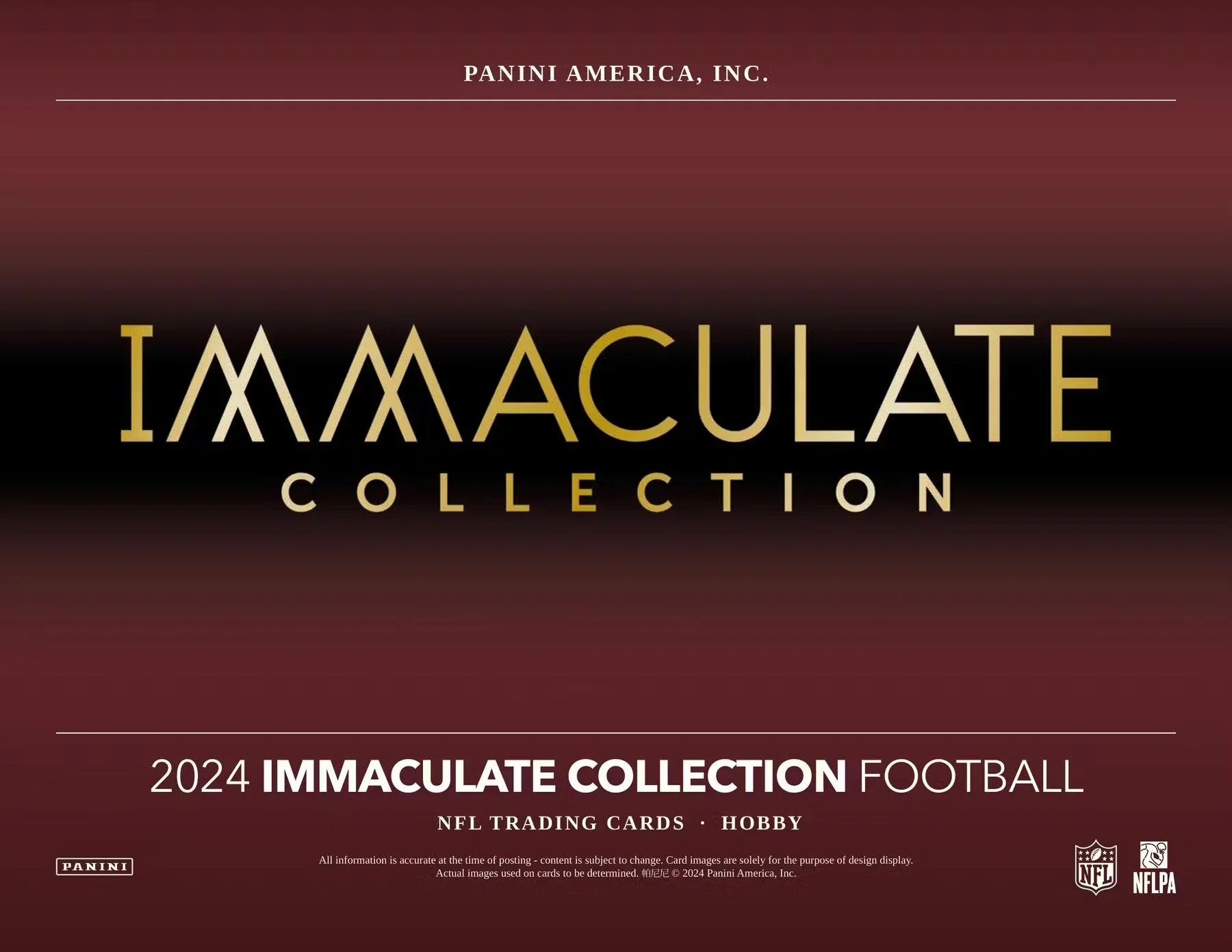 2024 Panini Immaculate Football Hobby Box | Columbia Sports Cards - Image 3