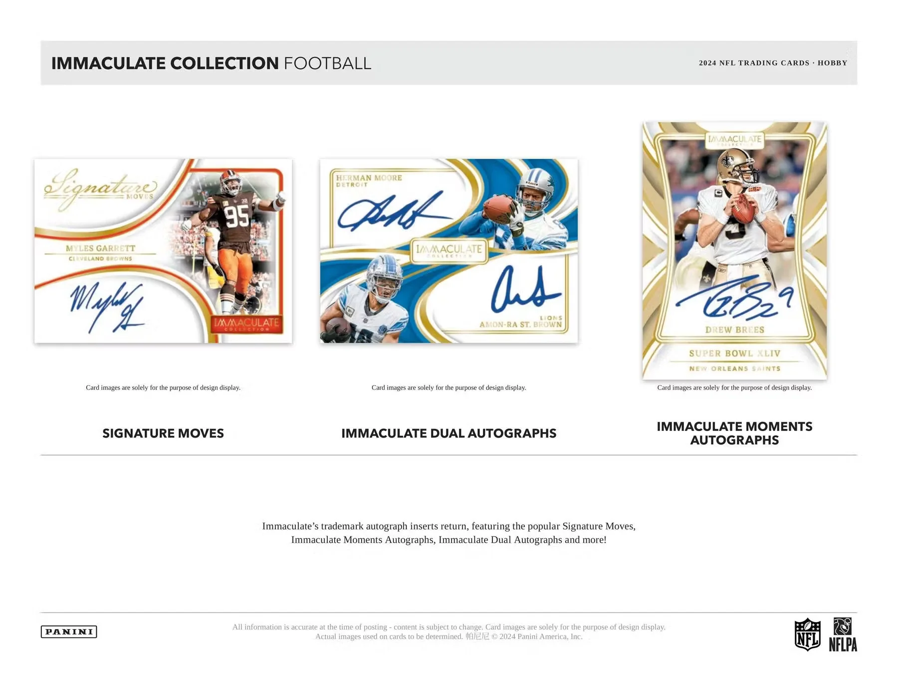 2024 Panini Immaculate Football Hobby Box | Columbia Sports Cards - Image 5
