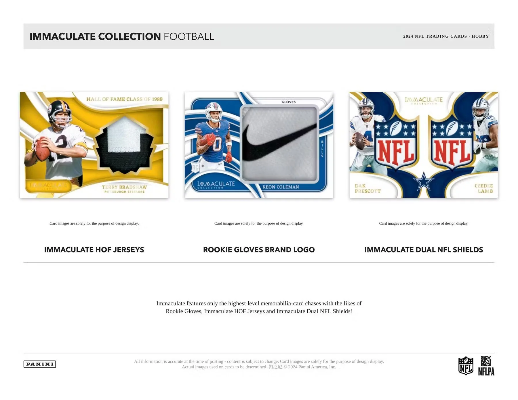 2024 Panini Immaculate Football Hobby Box | Columbia Sports Cards - Image 6