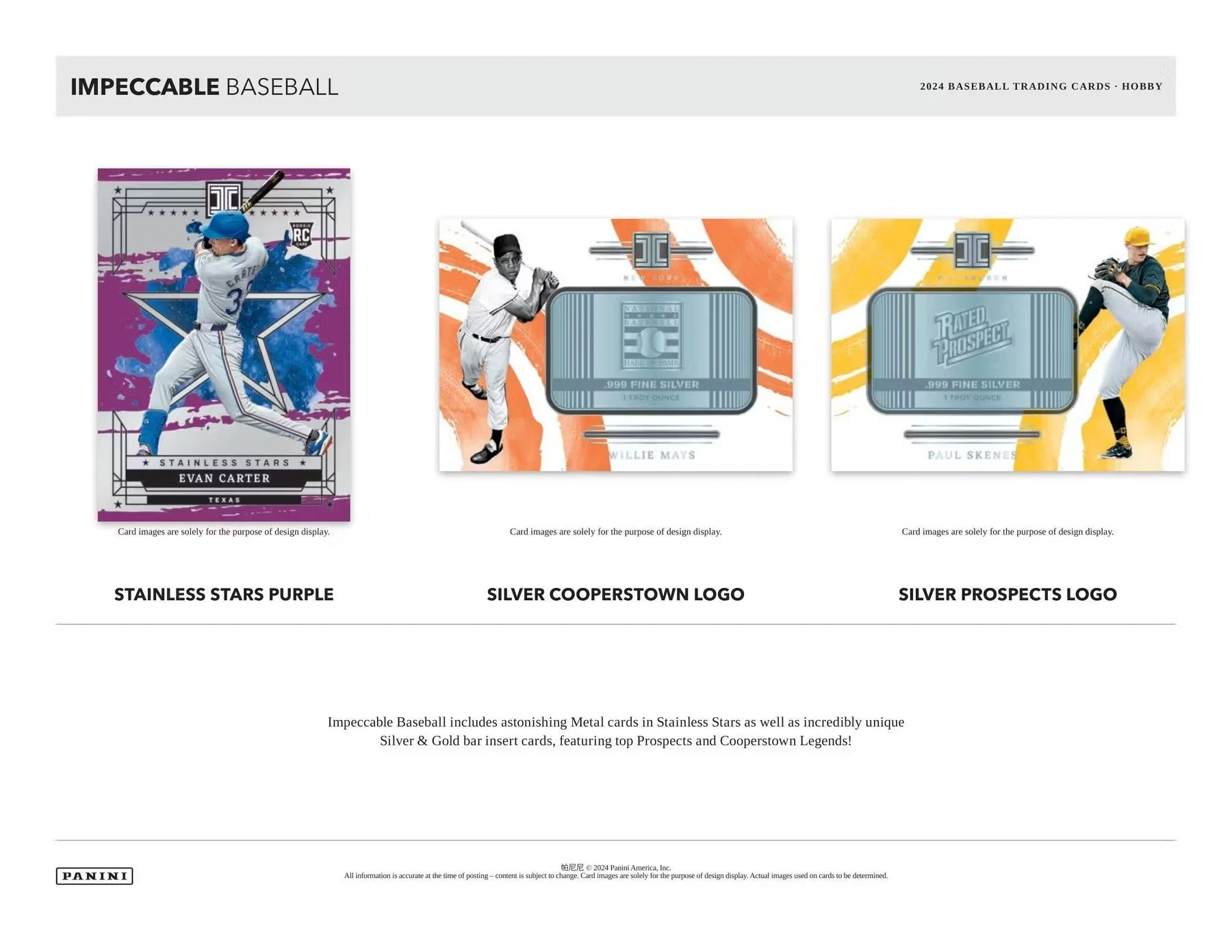 2024 Panini Impeccable Baseball Hobby Box - Image 6