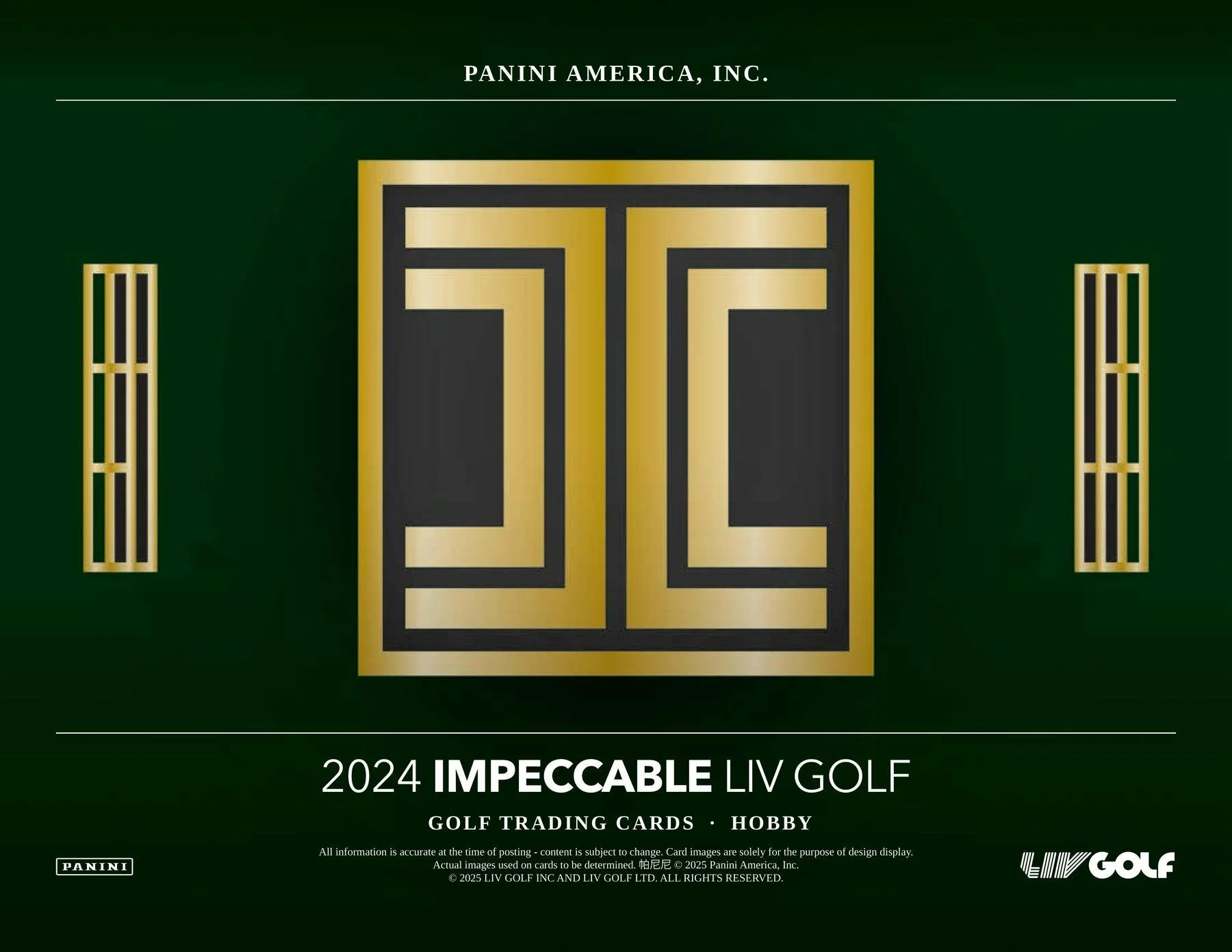 2024 Panini Impeccable LIV Golf Hobby Box - Image 3