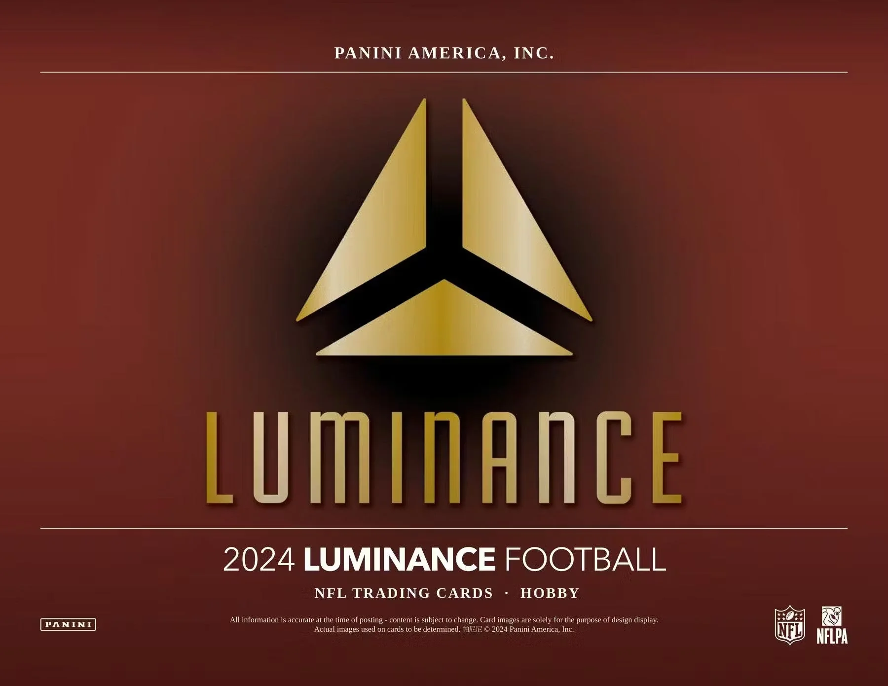 2024 Panini Luminance Football Hobby Box - Image 3