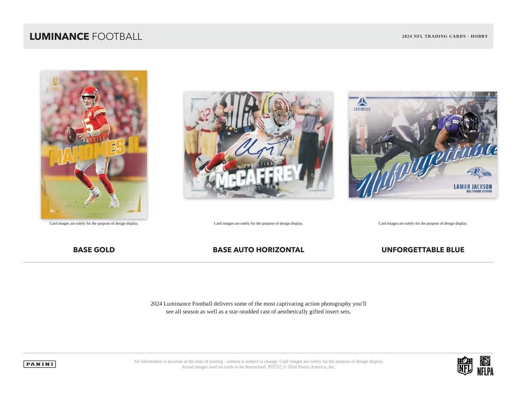 2024 Panini Luminance Football Hobby Box - Image 4