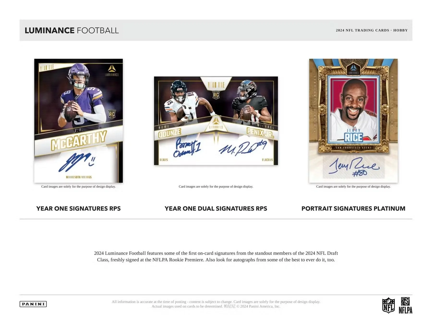 2024 Panini Luminance Football Hobby Box - Image 5