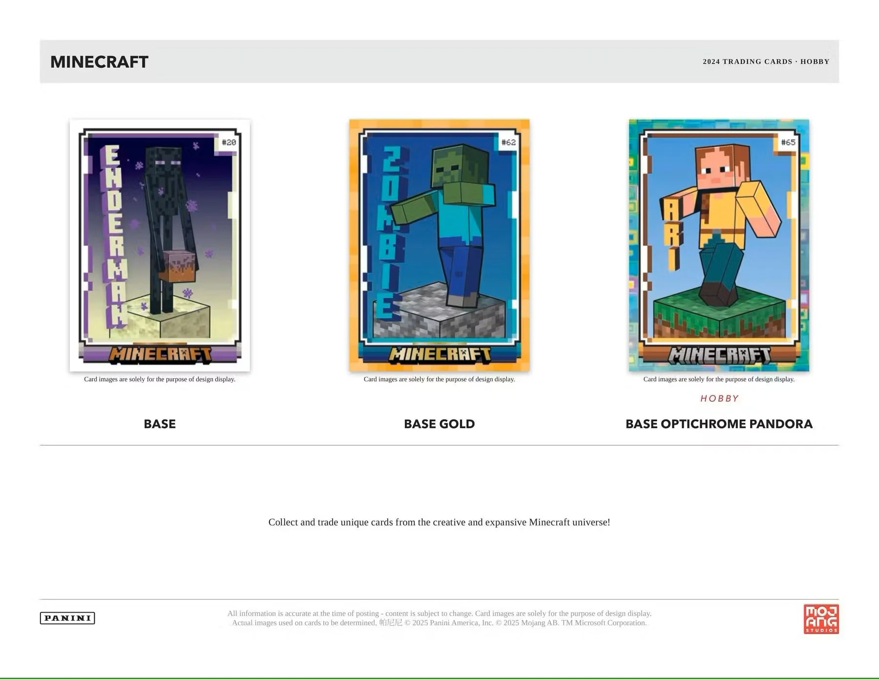 2024 Panini Minecraft Hobby Preferred Box - Image 5