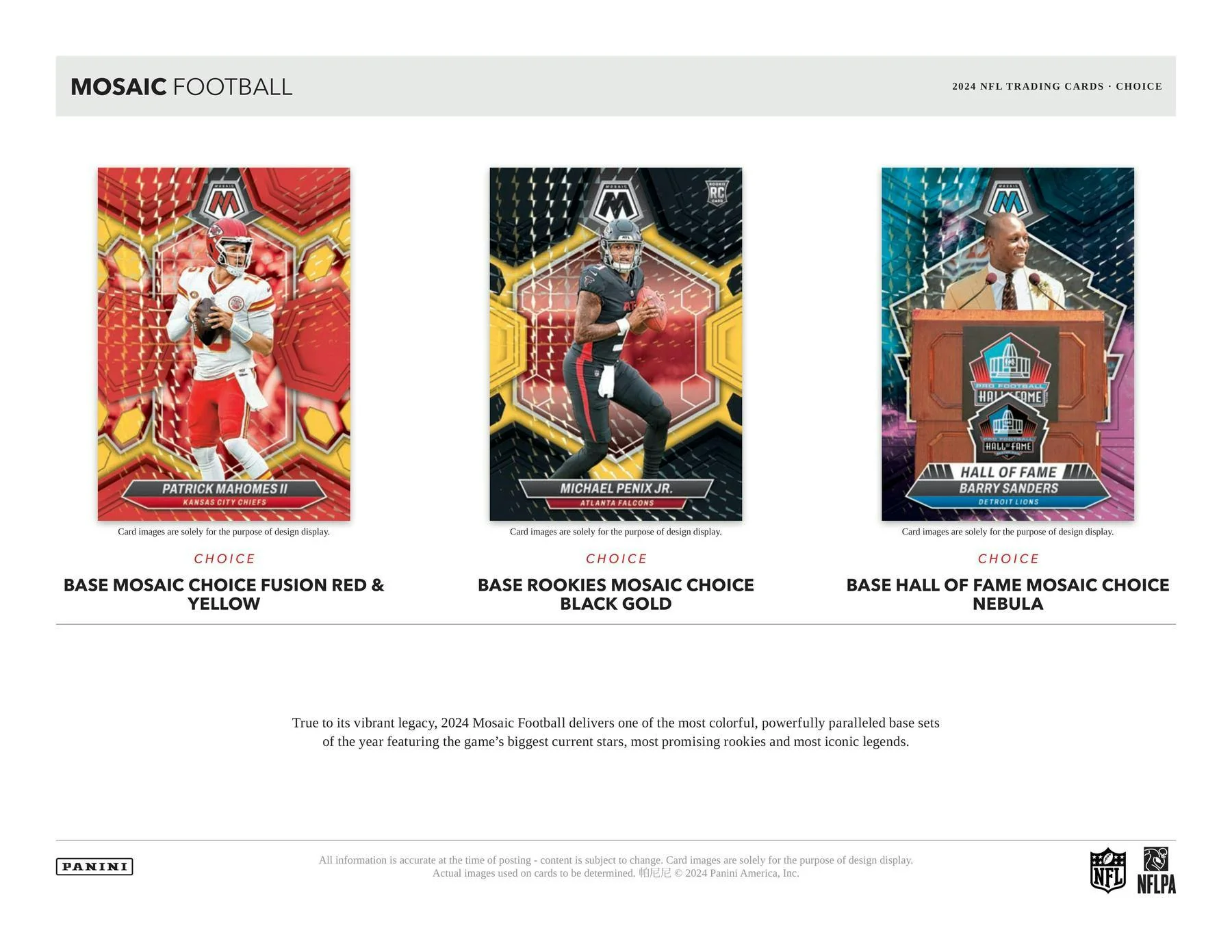 2024 Panini Mosaic Football Choice Box - Image 3