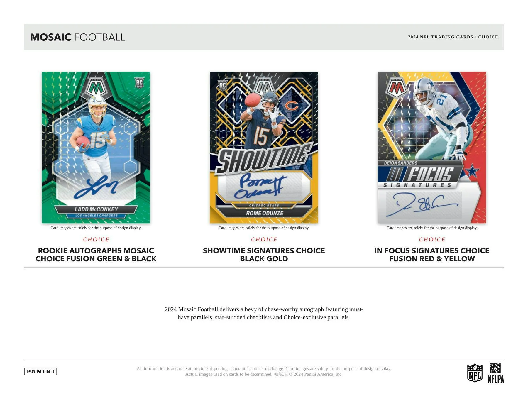 2024 Panini Mosaic Football Choice Box - Image 4