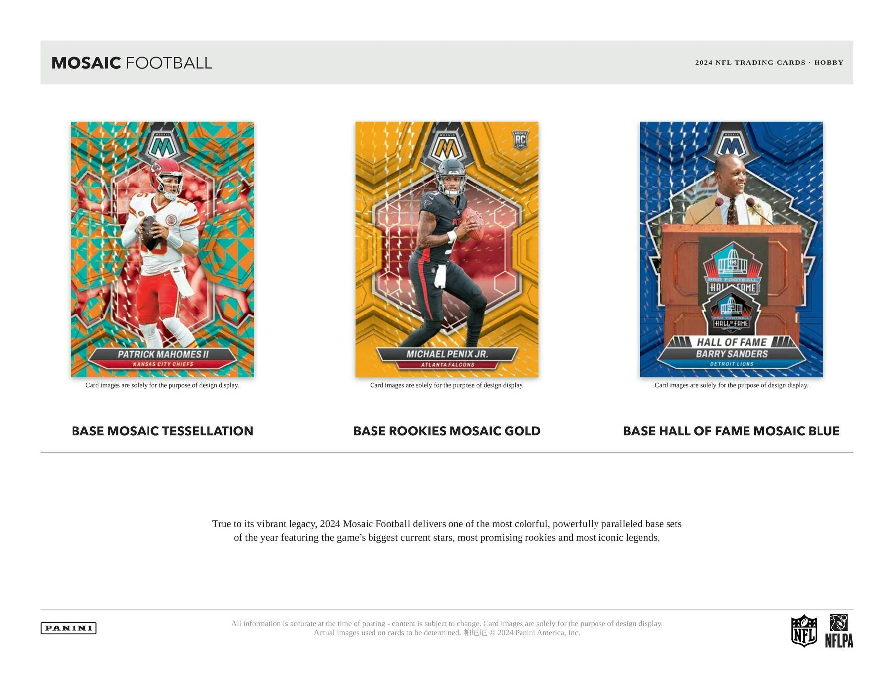 2024 Panini Mosaic Football Hobby Box - Image 5