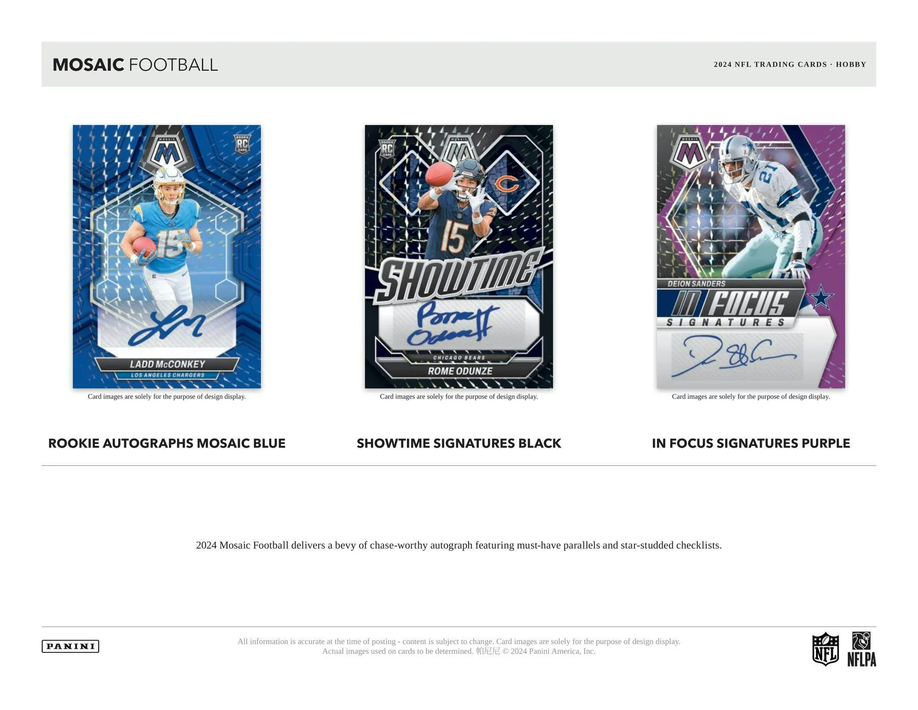 2024 Panini Mosaic Football Hobby Box - Image 6