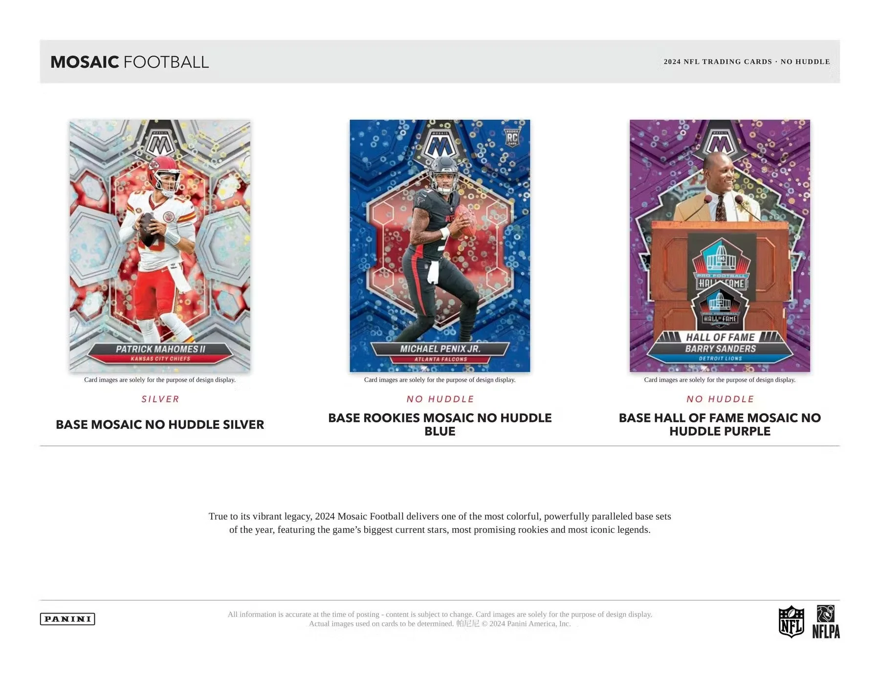 2024 Panini Mosaic No Huddle Football Box - Image 4