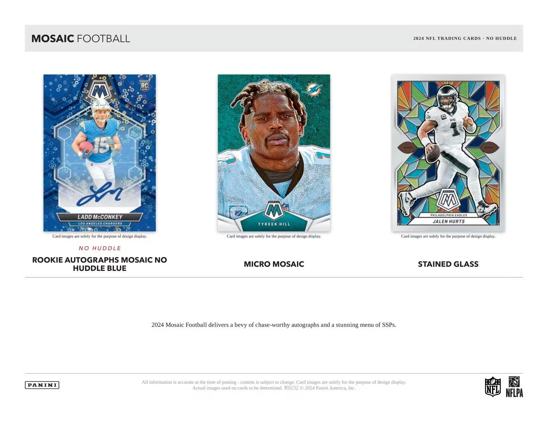 2024 Panini Mosaic No Huddle Football Box - Image 5