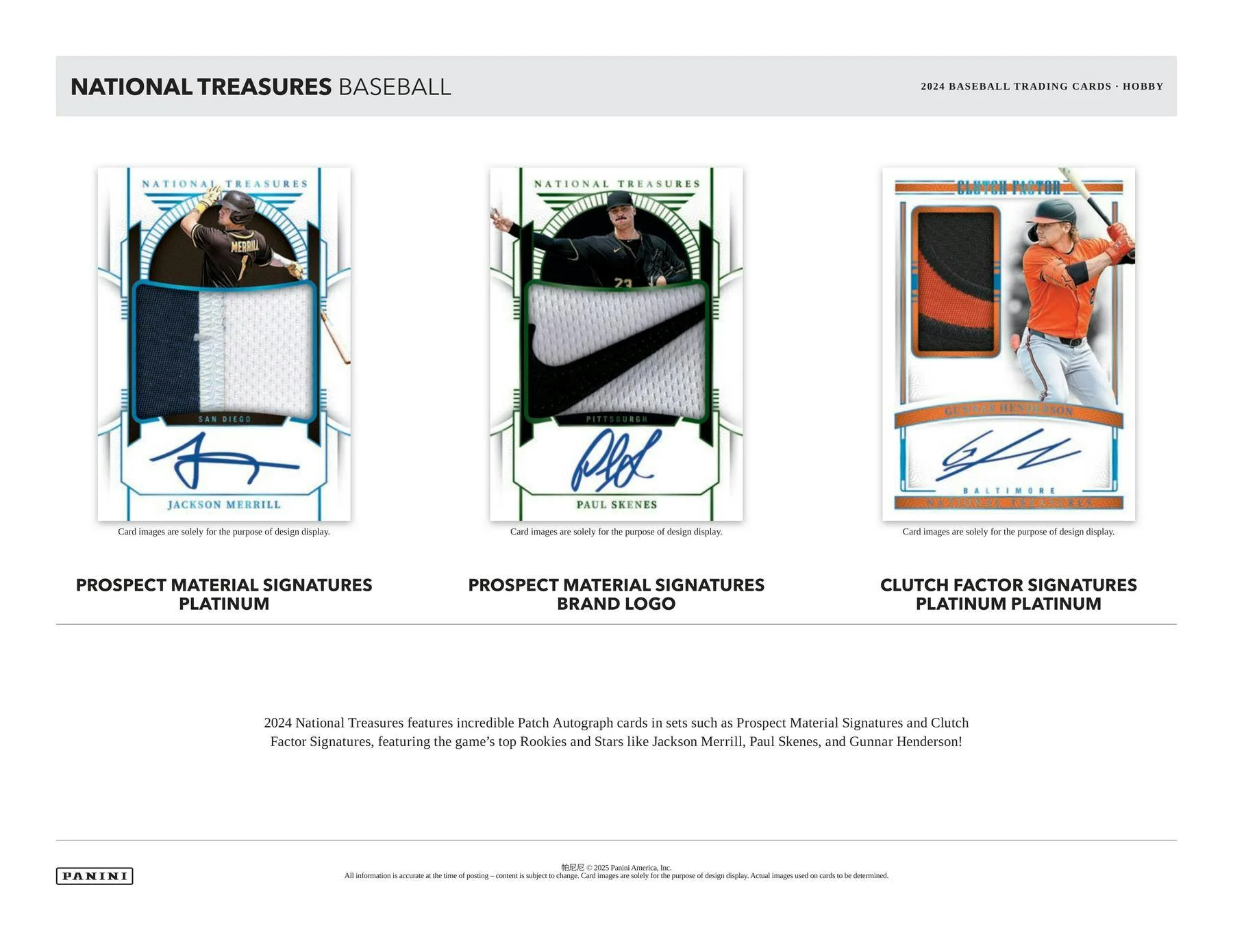 2024 Panini National Treasures Baseball Hobby Box - Image 4