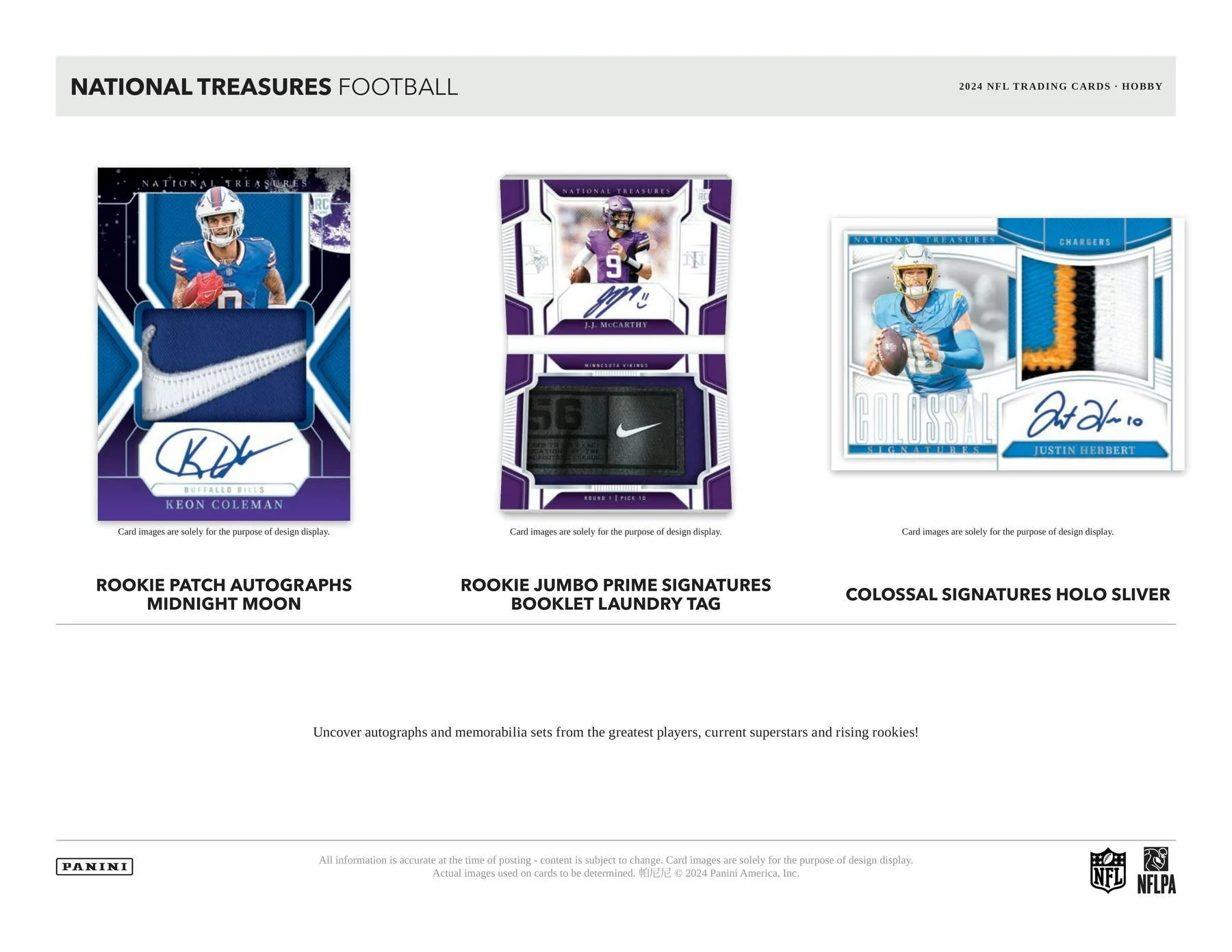 2024 Panini National Treasures Football Hobby Box | Columbia Sports Cards - Image 4