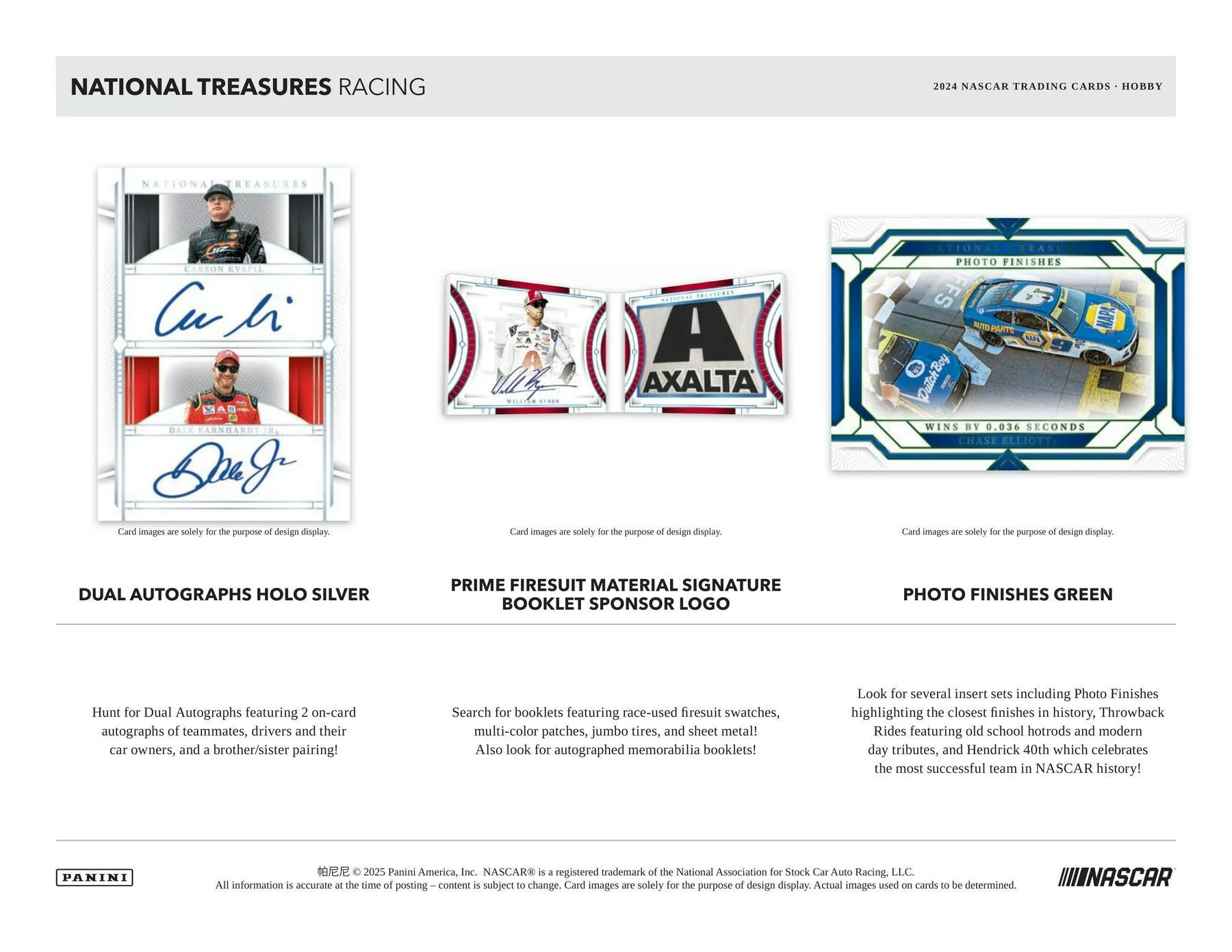 2024 Panini National Treasures Racing Hobby Box - Image 5