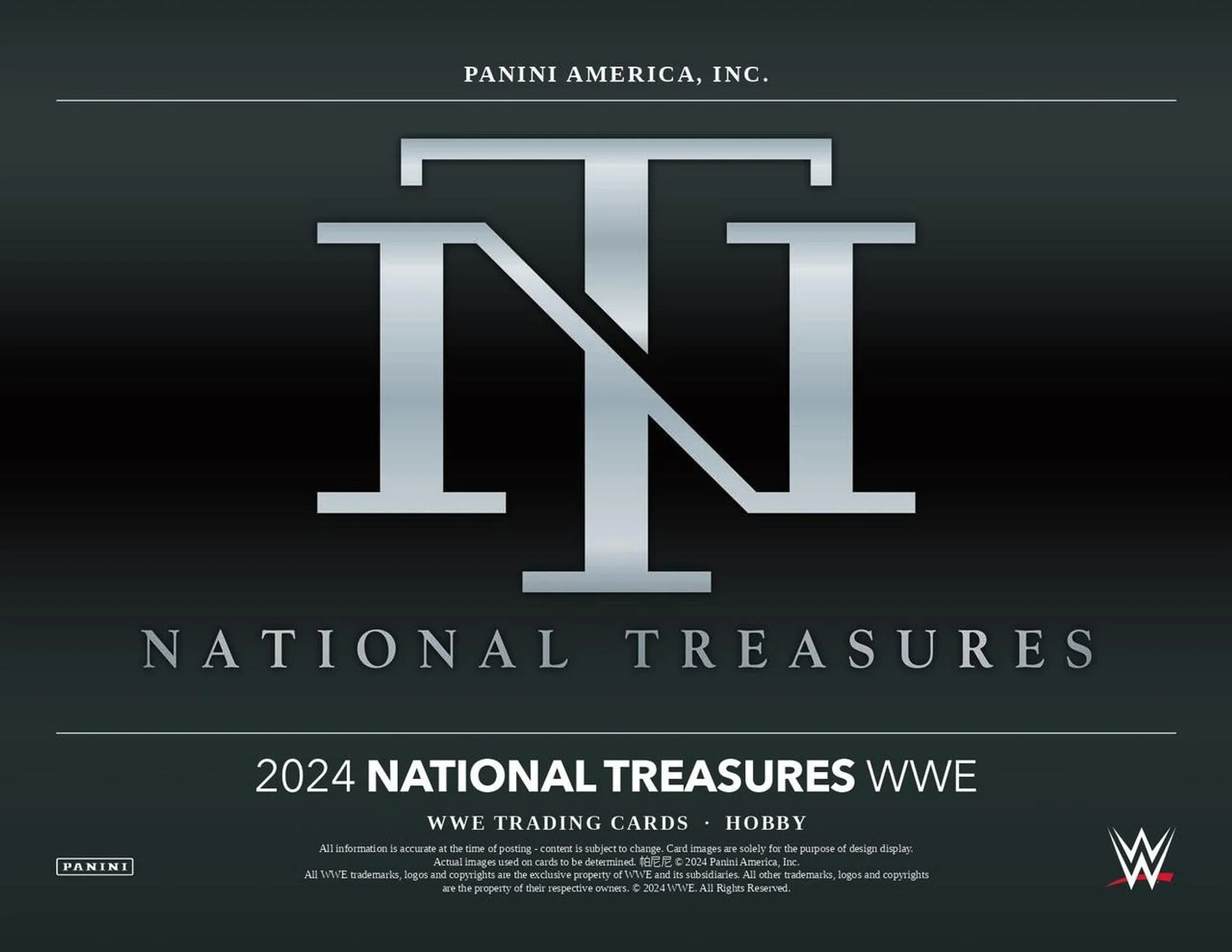 2024 Panini National Treasures WWE Wrestling Hobby Box - Image 3