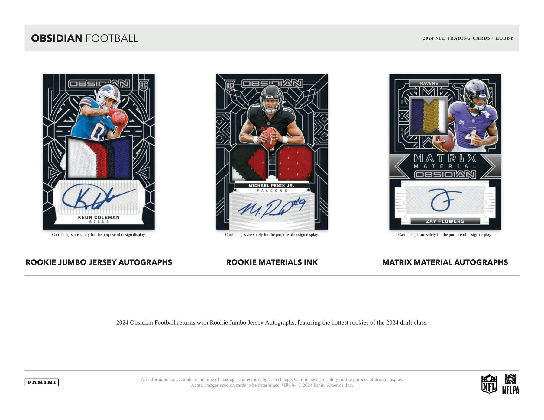 2024 Panini Obsidian Football Hobby Box - Image 5