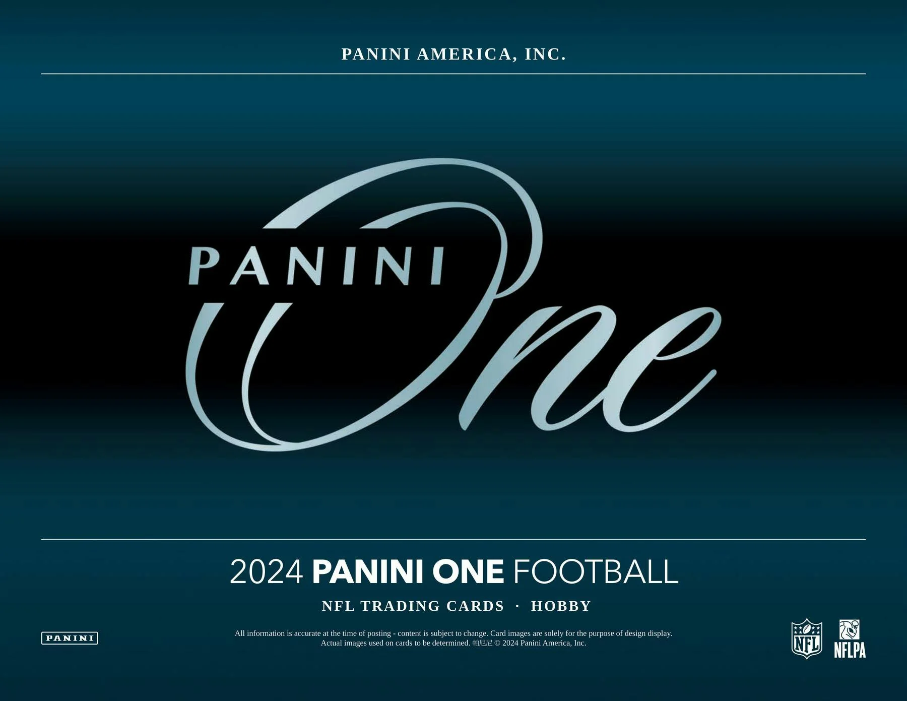 2024 Panini One Football Hobby Box | Columbia Sports Cards - Image 2