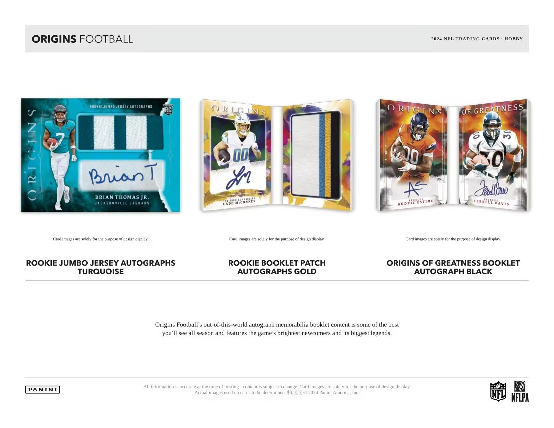 2024 Panini Origins Football Hobby Box - Image 5